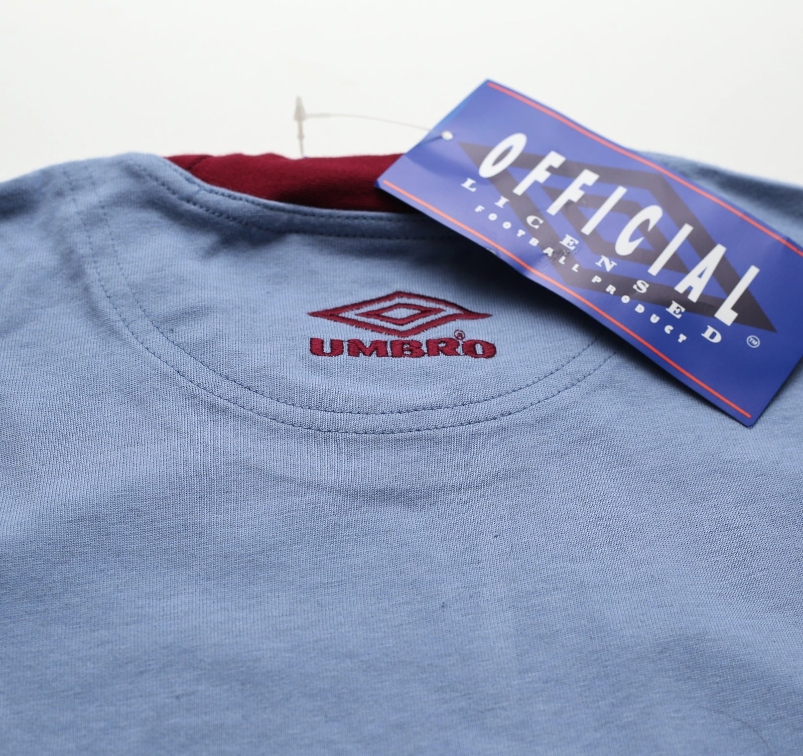 1992/93 ASTON VILLA Vintage Umbro Football Oversize Tee Shirt (L/XXL)