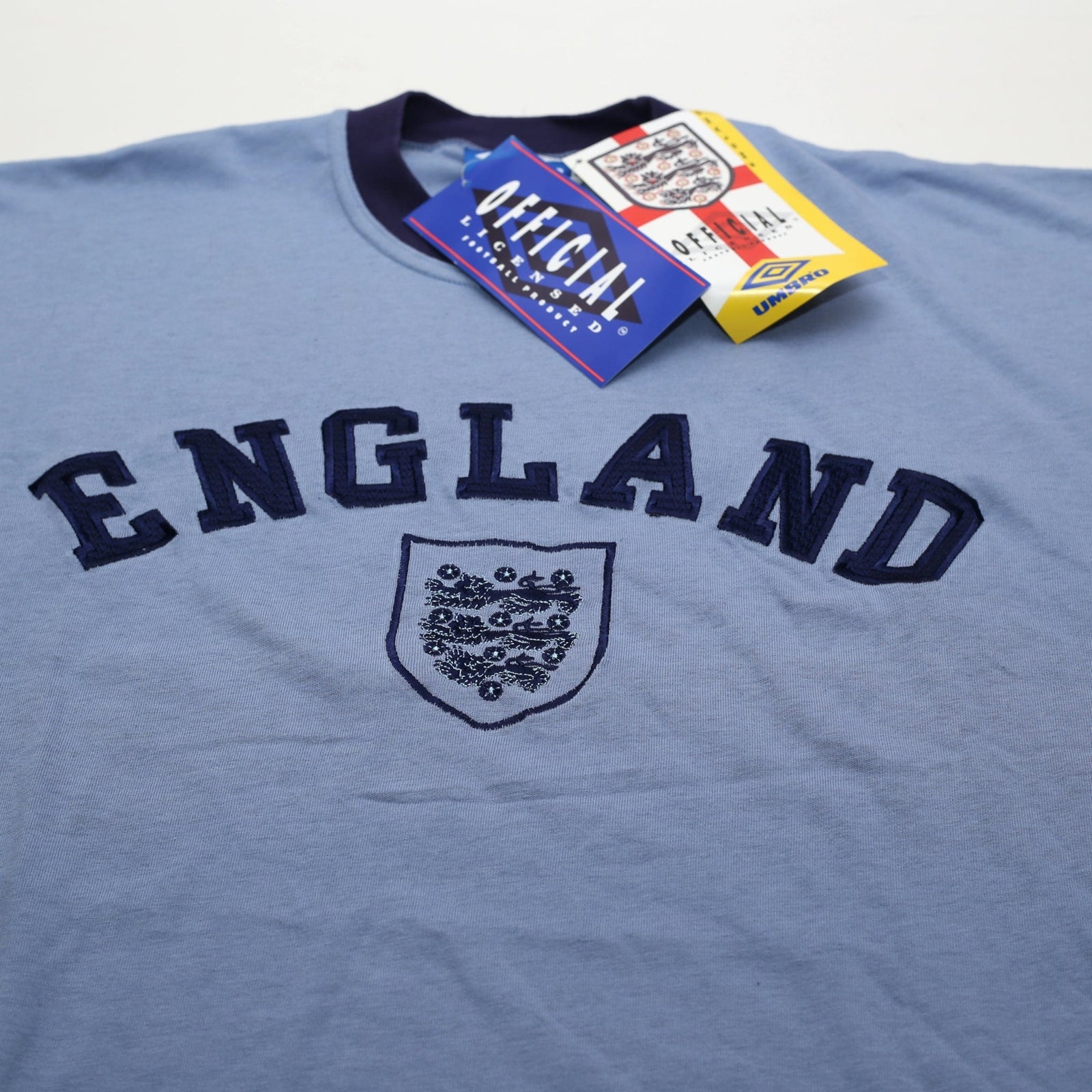 1992/93 England Vintage Umbro Football Oversize Tee Shirt (L)