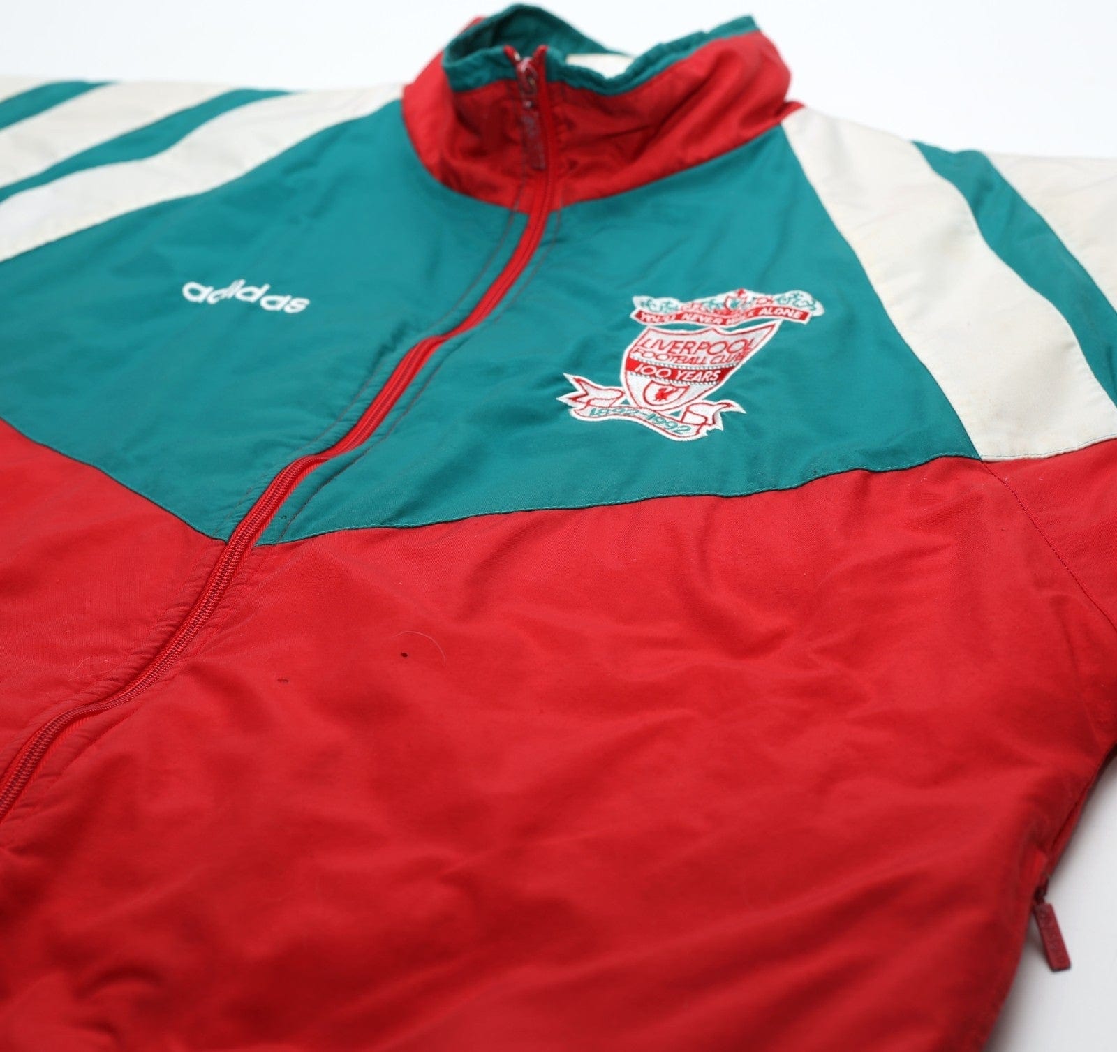 1992/93 LIVERPOOL Vintage adidas Centenary Football Jacket (M/L) 40/42