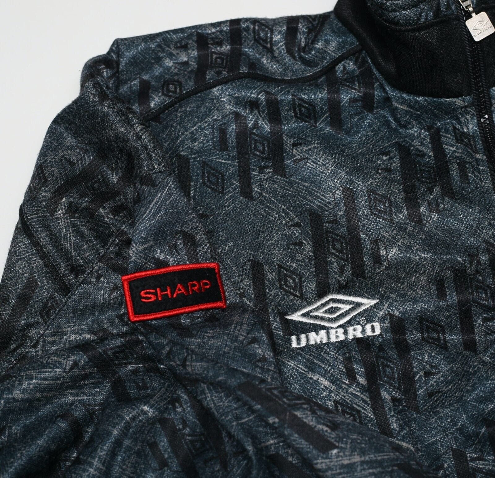 1992/93 MANCHESTER UNITED Vintage Umbro Track Top Jacket (XL) Cantona Era