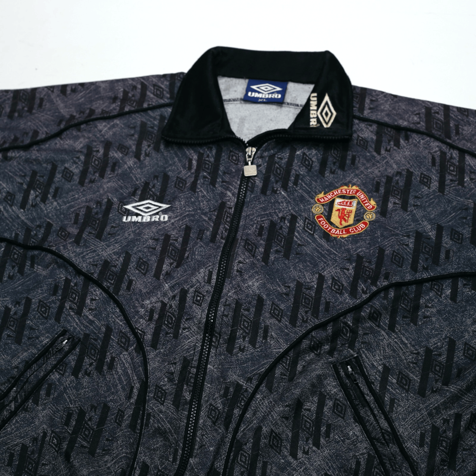 1992/93 Manchester United Vintage Umbro Track Top (XL)