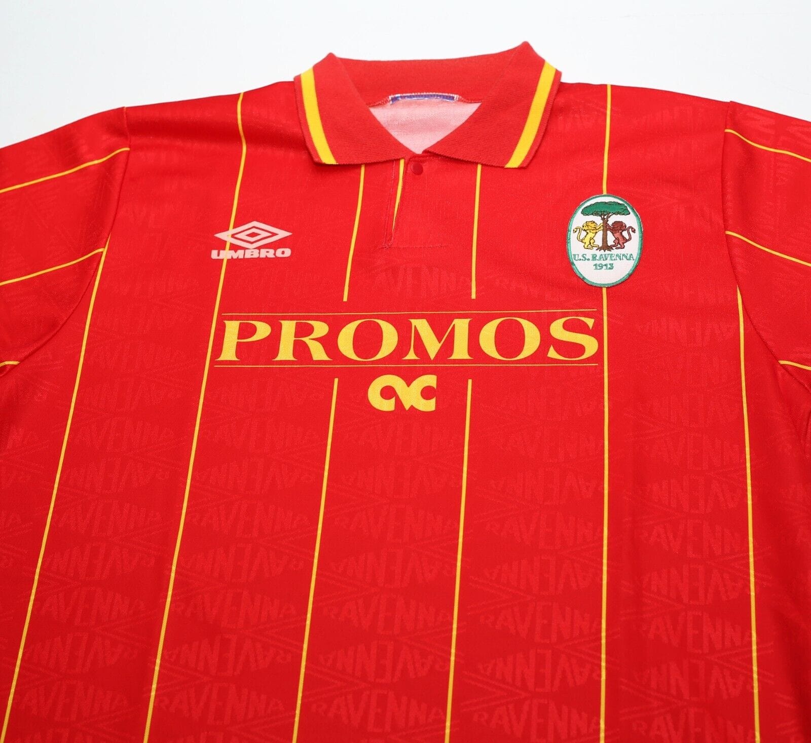 1992/93 RAVENNA CALCIO Vintage Umbro Away Football Shirt Jersey (L)