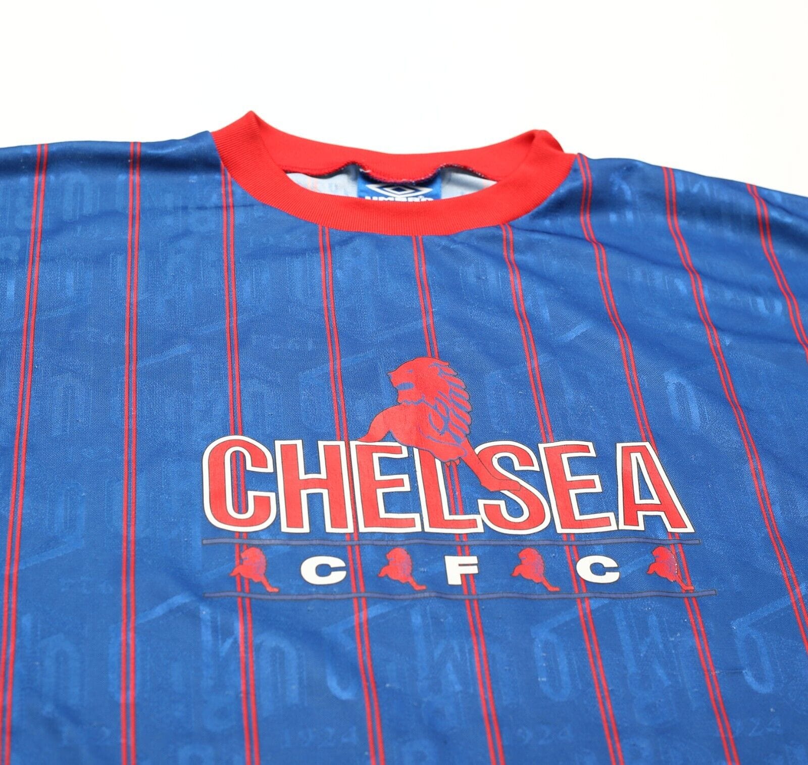 1992/94 CHELSEA Vintage Umbro Football Training Shirt (XL) Commodore