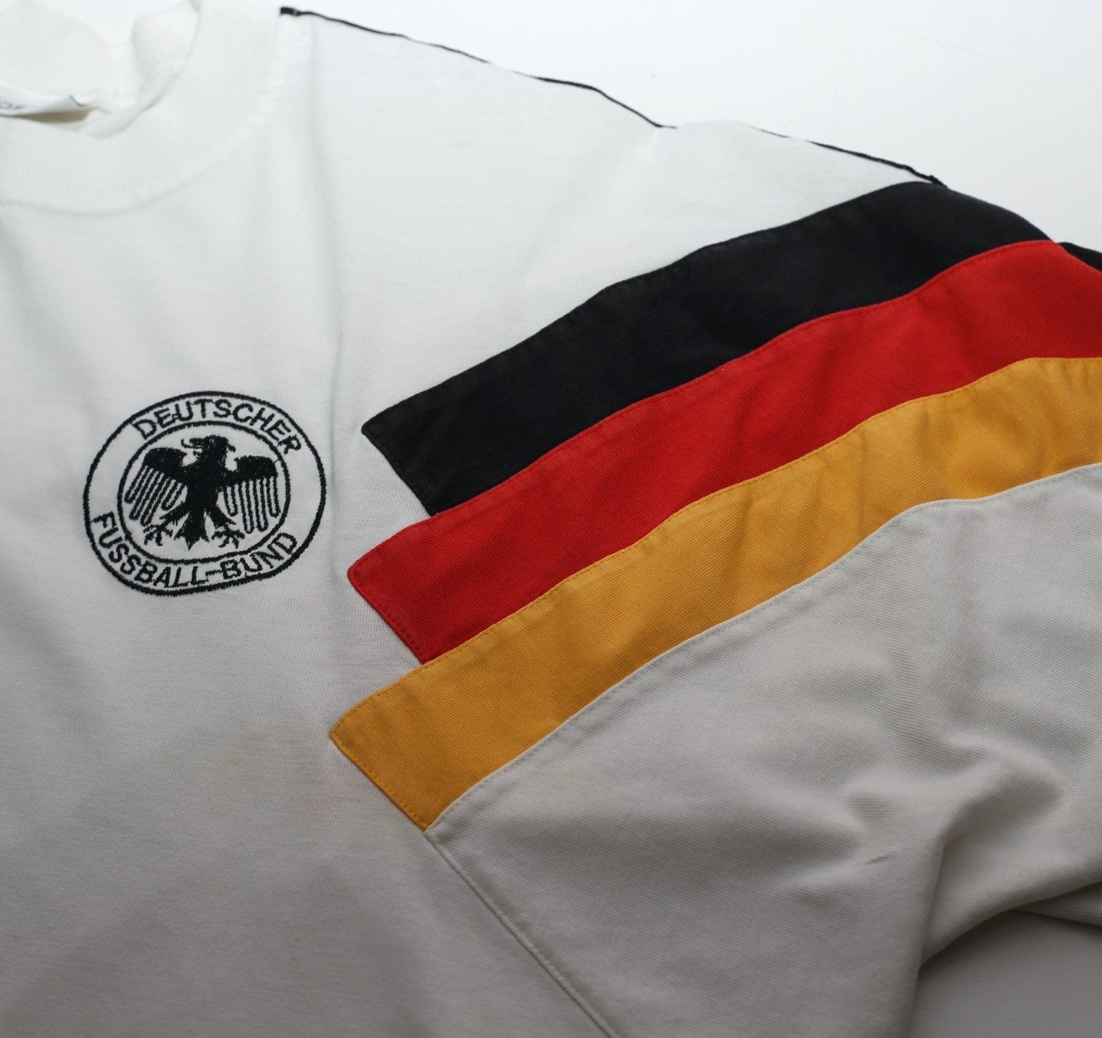 1992/94 GERMANY Vintage adidas Home Football Cotton Tee Shirt (XL) EURO 92