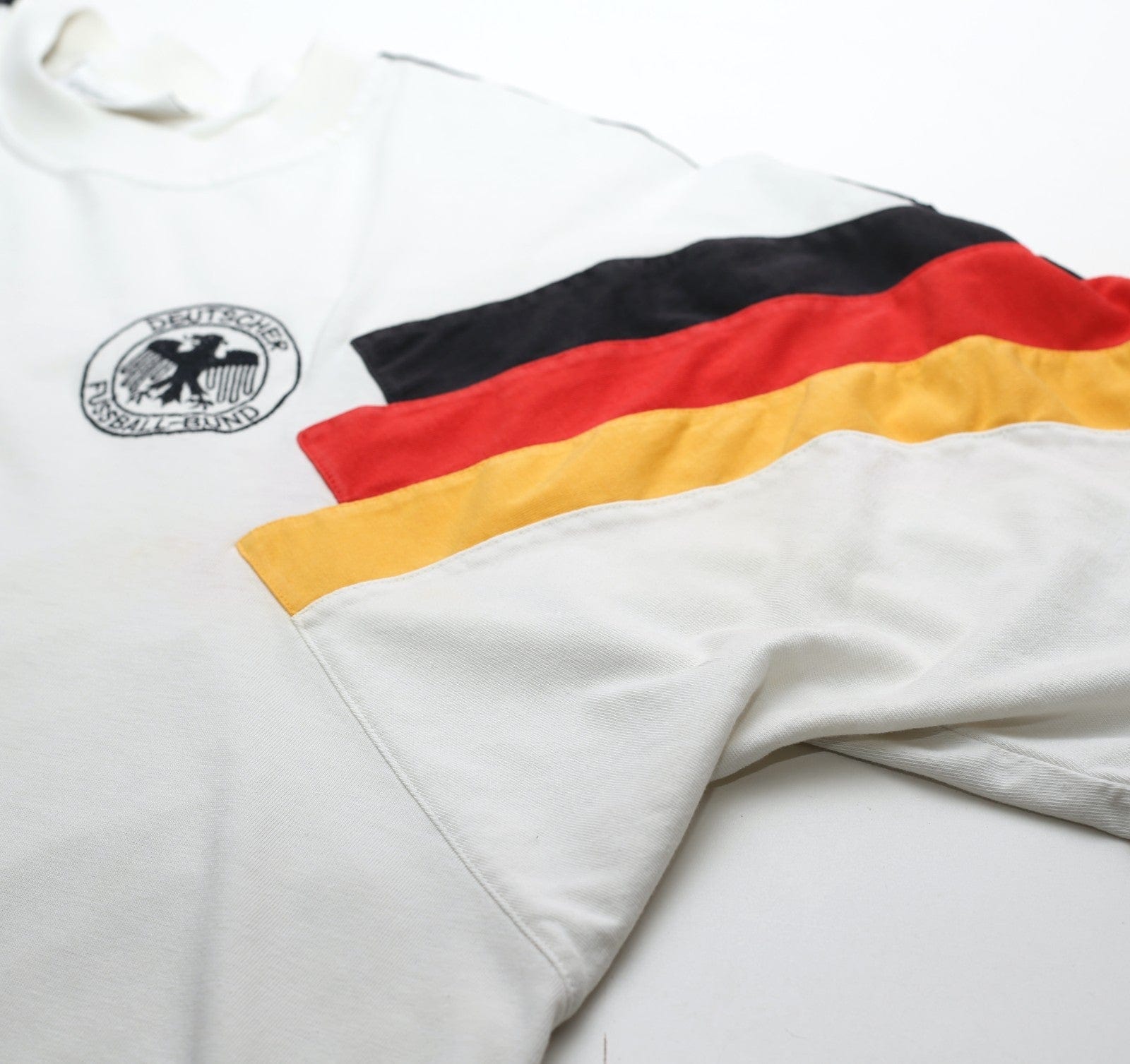 1992/94 GERMANY Vintage adidas Home Football Cotton Tee Shirt (XL) EURO 92