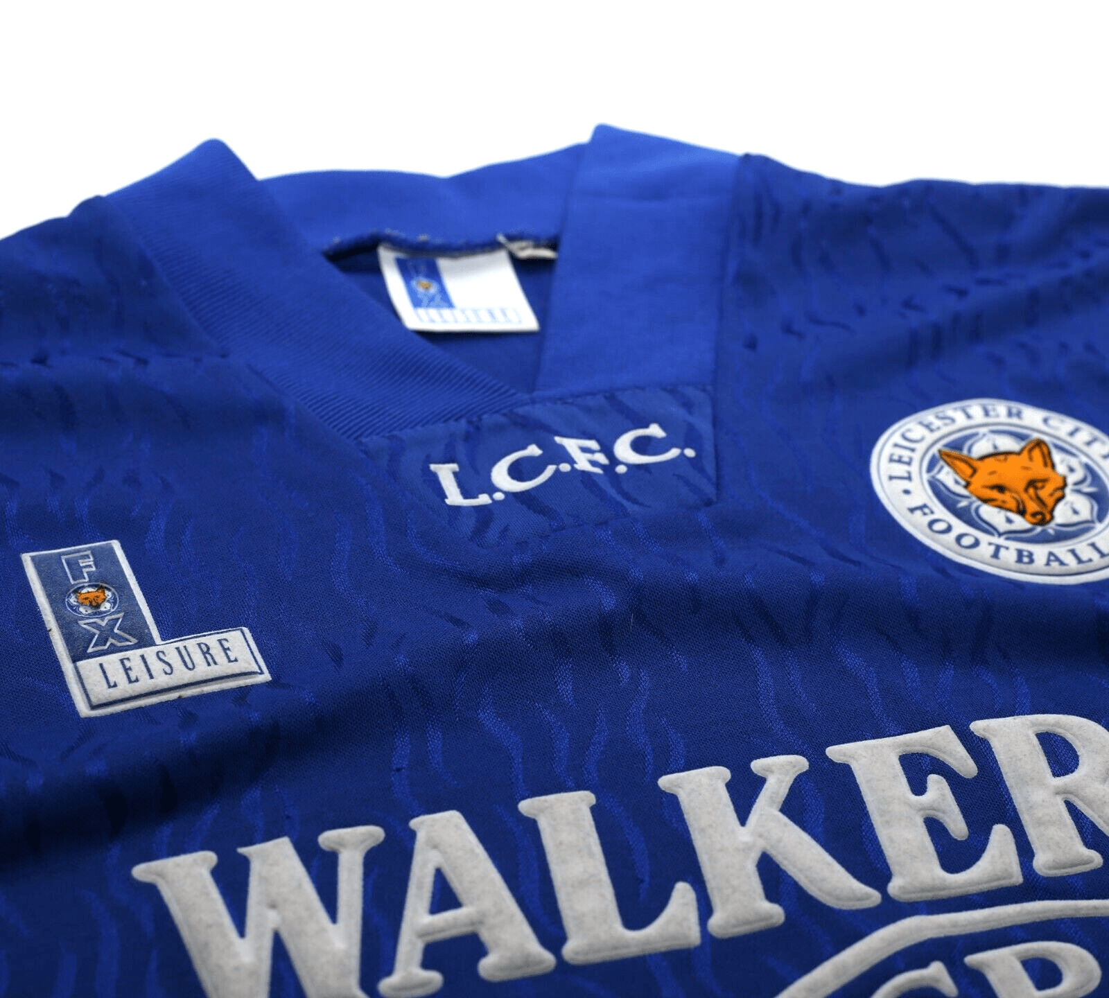 1992/94 LEICESTER CITY Vintage Fox Leisure Home Football Shirt (S)