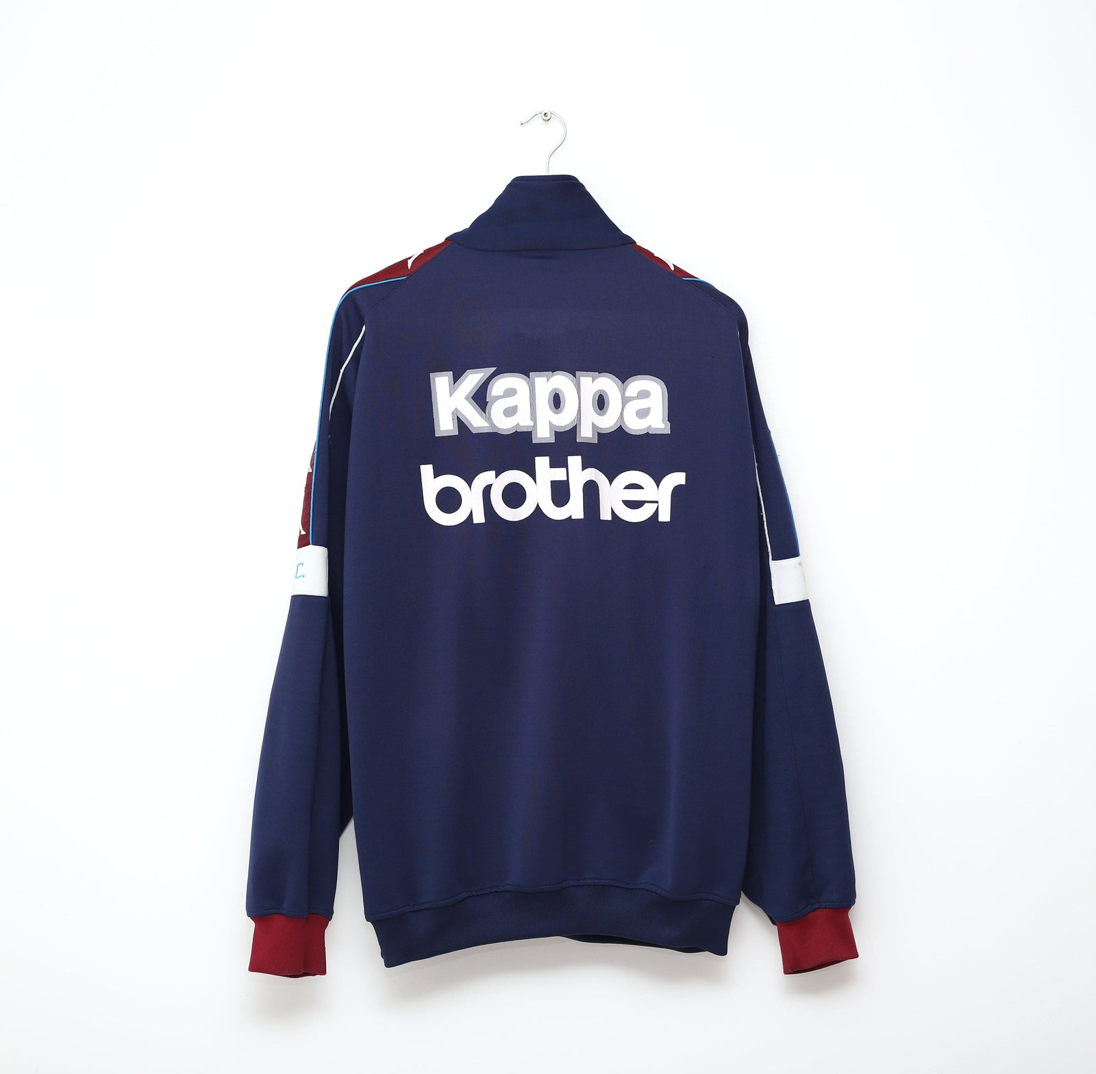 1992/94 MANCHESTER CITY Vintage Kappa Football 1/4 Zip Track Top (XL)
