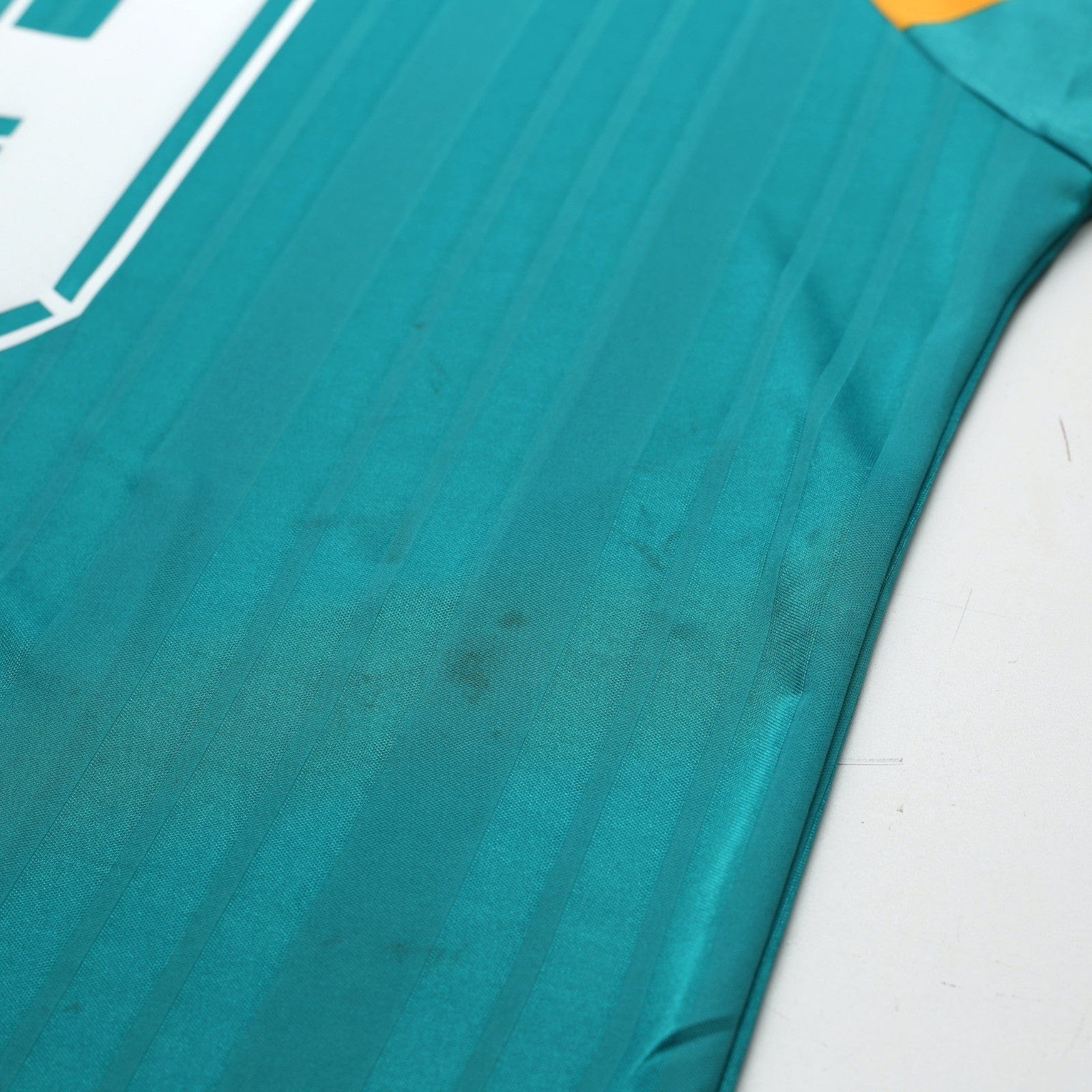 1992/94 Voller #9 Germany Vintage adidas Away Football Shirt (L) EURO 92