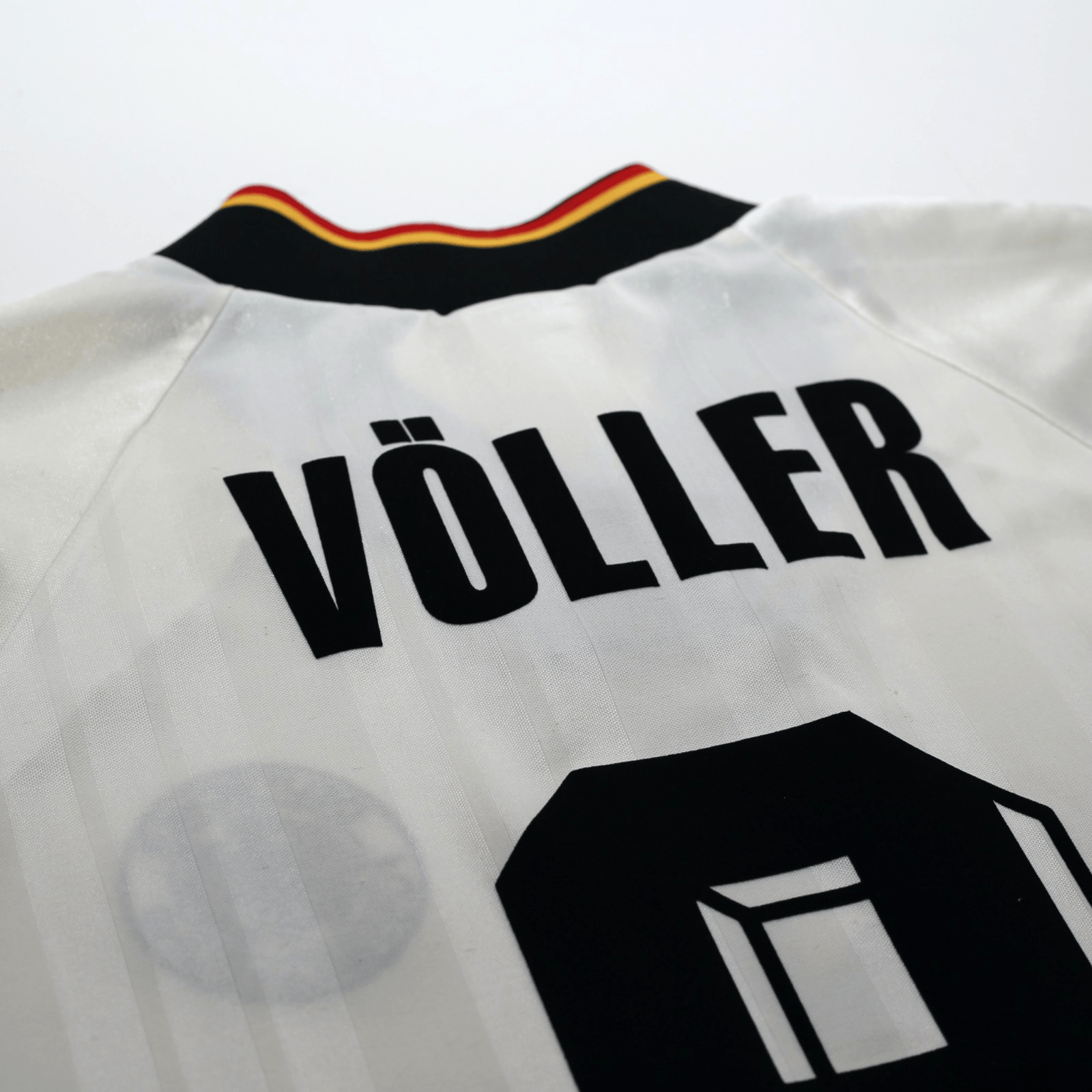 1992/94 Voller #9 Germany Vintage adidas Home Football Shirt (L) EURO 92