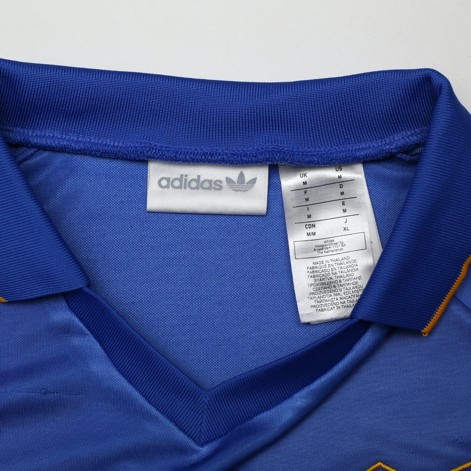 1993 #10 Boca Juniors Retro adidas Orginals L/S Home Football Shirt (M)