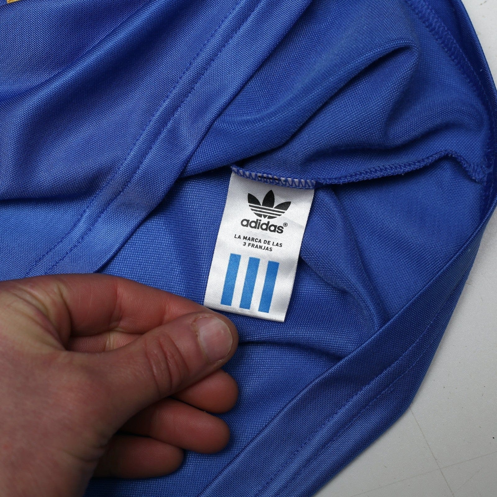 1993 #10 Boca Juniors Retro adidas Orginals L/S Home Football Shirt (M)