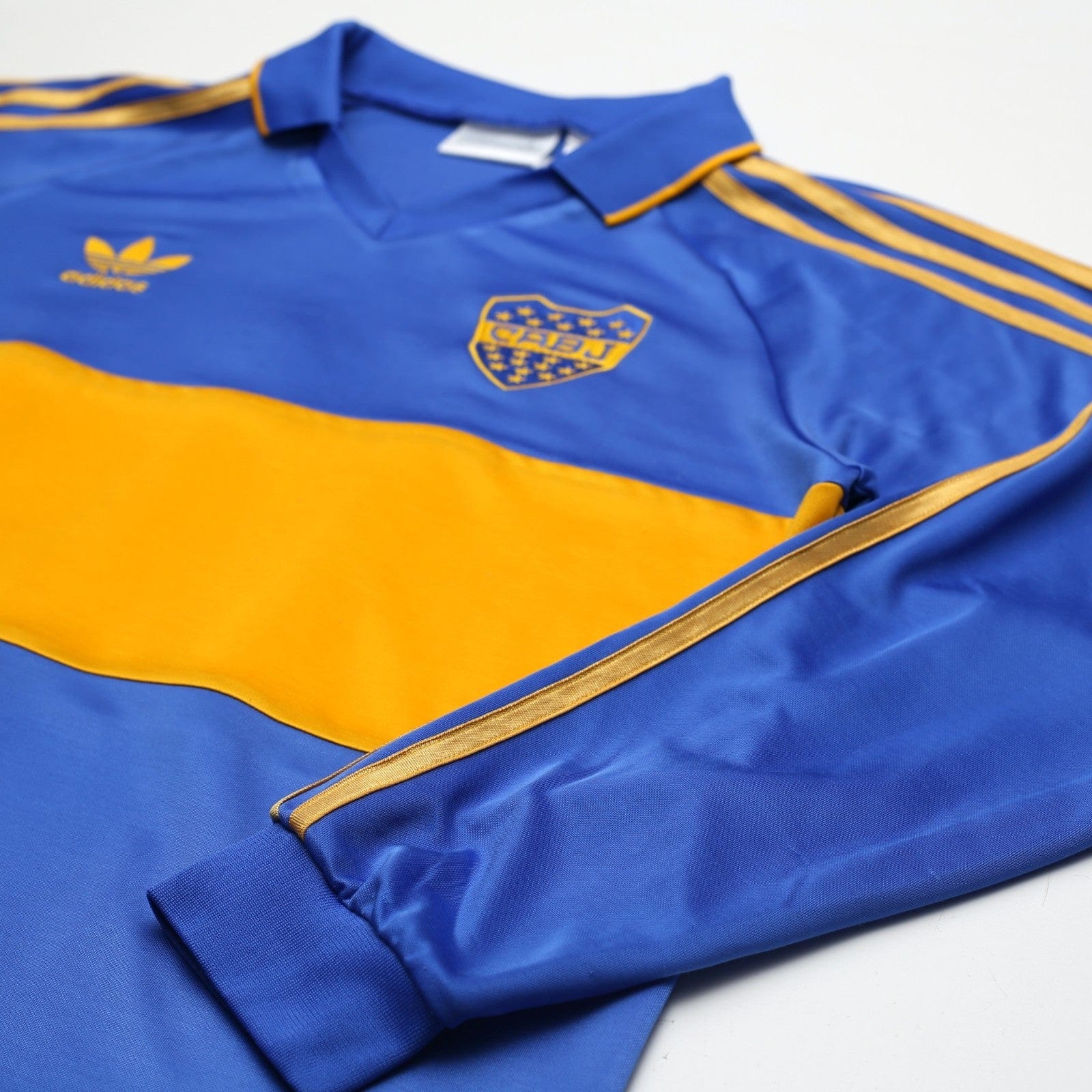 1993 #10 Boca Juniors Retro adidas Orginals L/S Home Football Shirt (M)