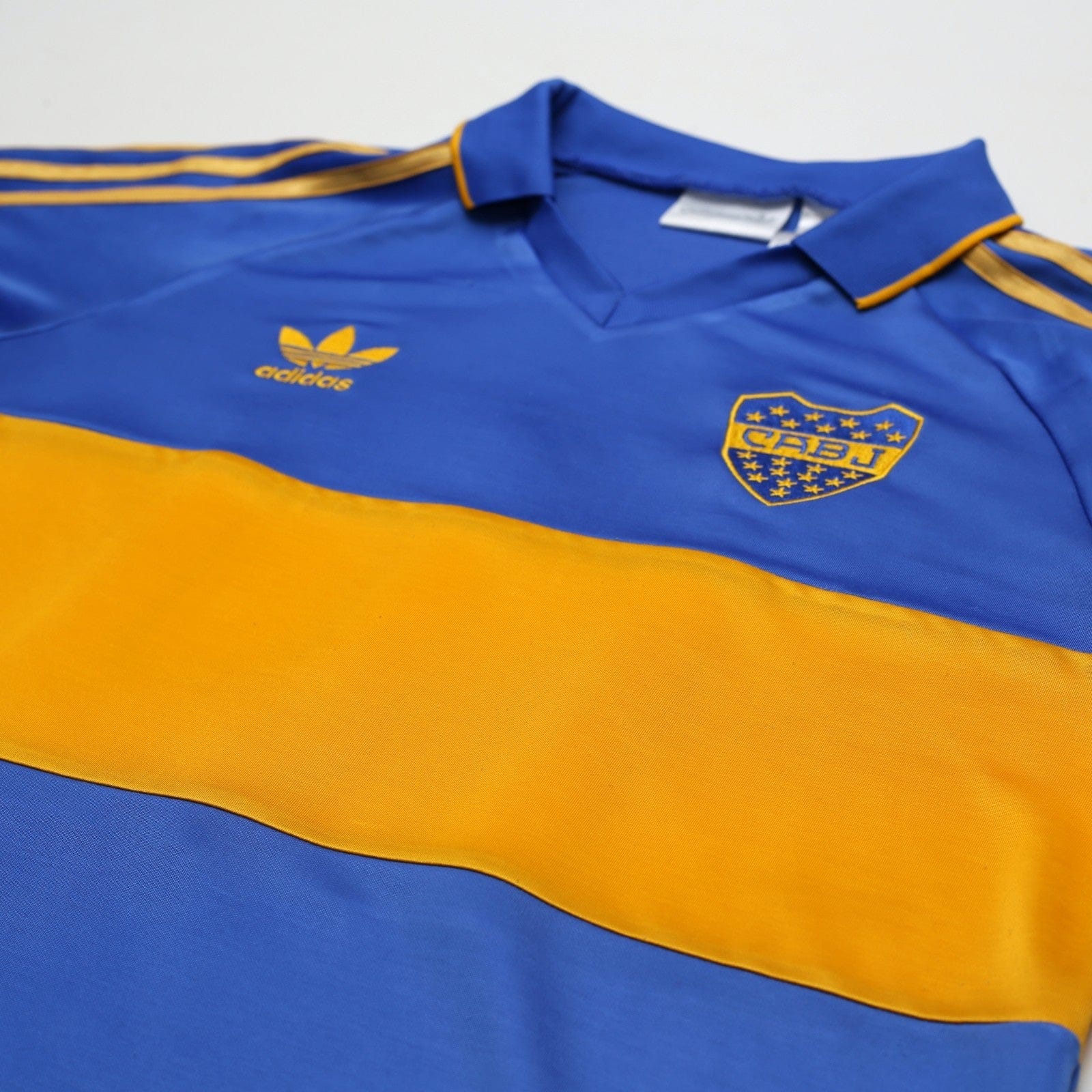 1993 #10 Boca Juniors Retro adidas Orginals L/S Home Football Shirt (M)