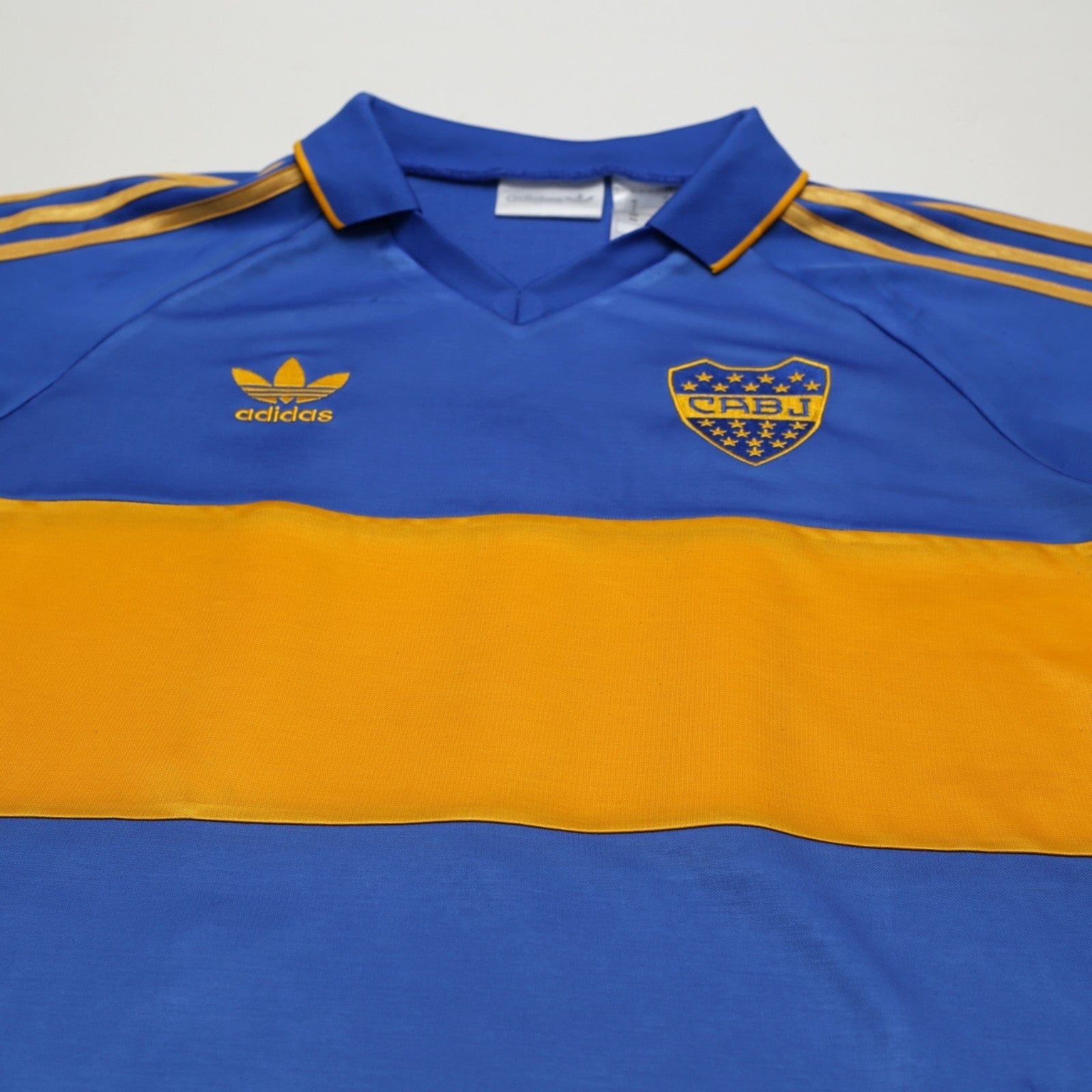1993 #10 Boca Juniors Retro adidas Orginals L/S Home Football Shirt (M)