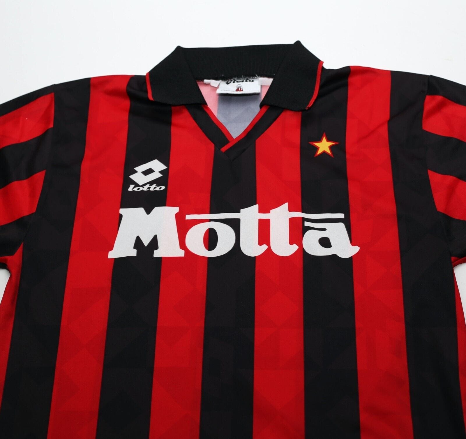 1993/94 AC MILAN Vintage Lotto Home Football Shirt Jersey (M)