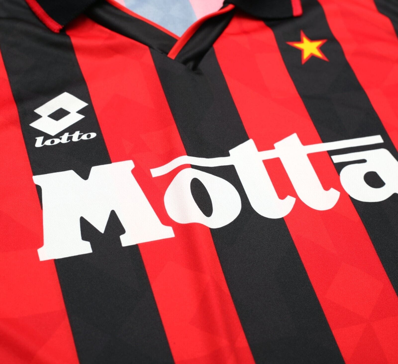 1993/94 AC MILAN Vintage Lotto Home Football Shirt Jersey (S/M)