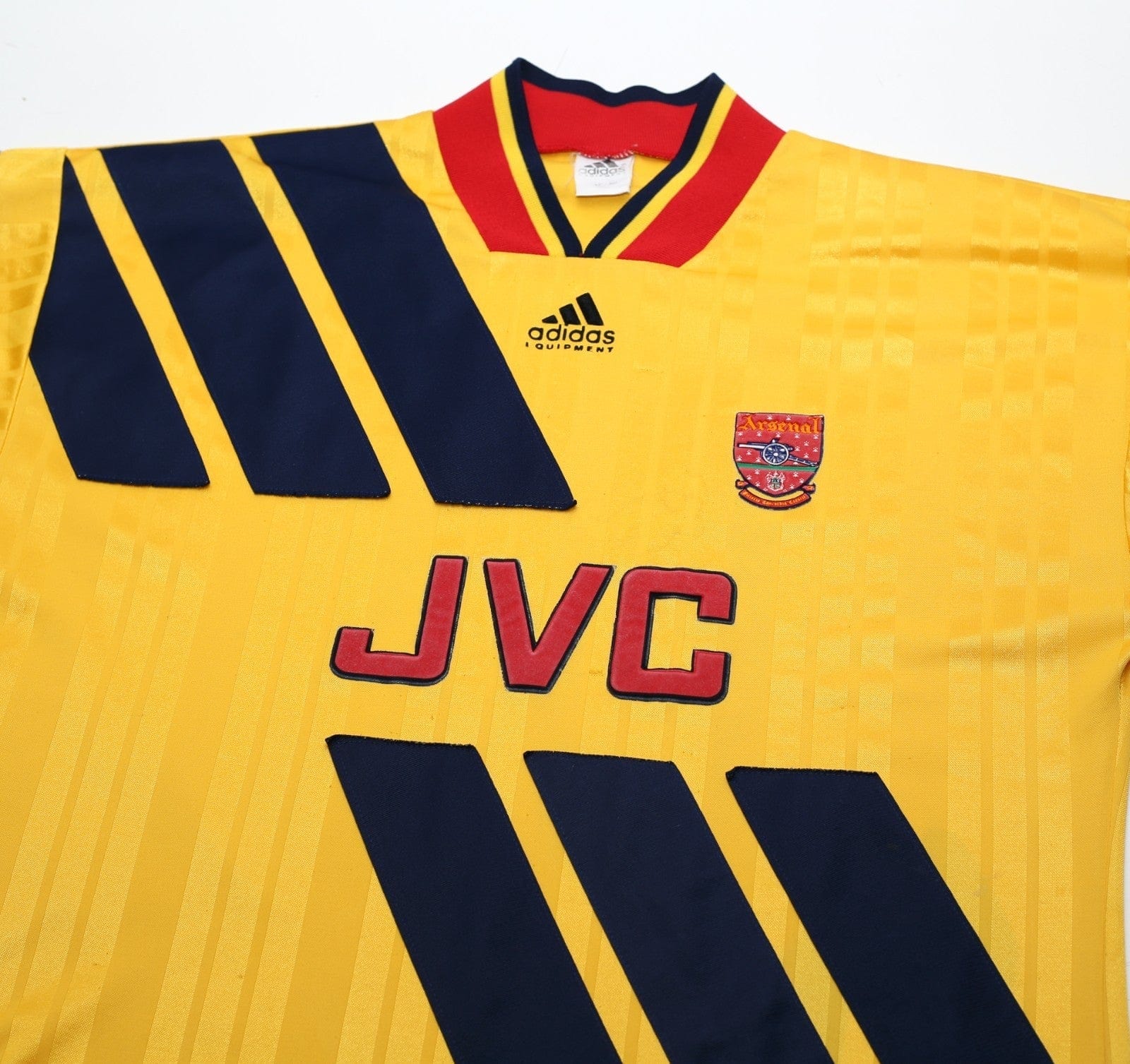 1993/94 ARSENAL Vintage adidas Equipment Away Football Shirt (XL)