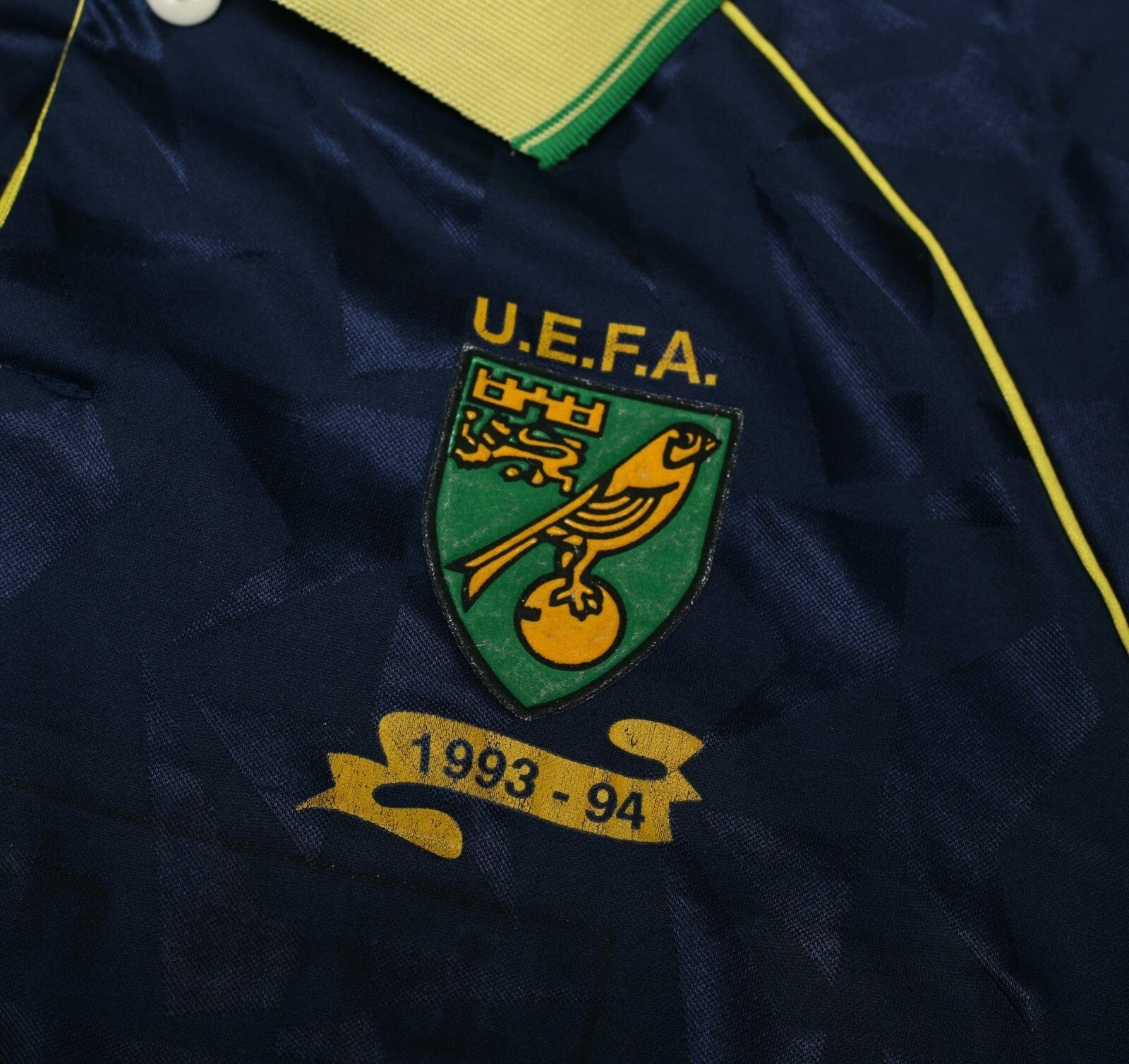 1993/94 NORWICH CITY Vintage Ribero UEFA Cup Away Shirt (S)