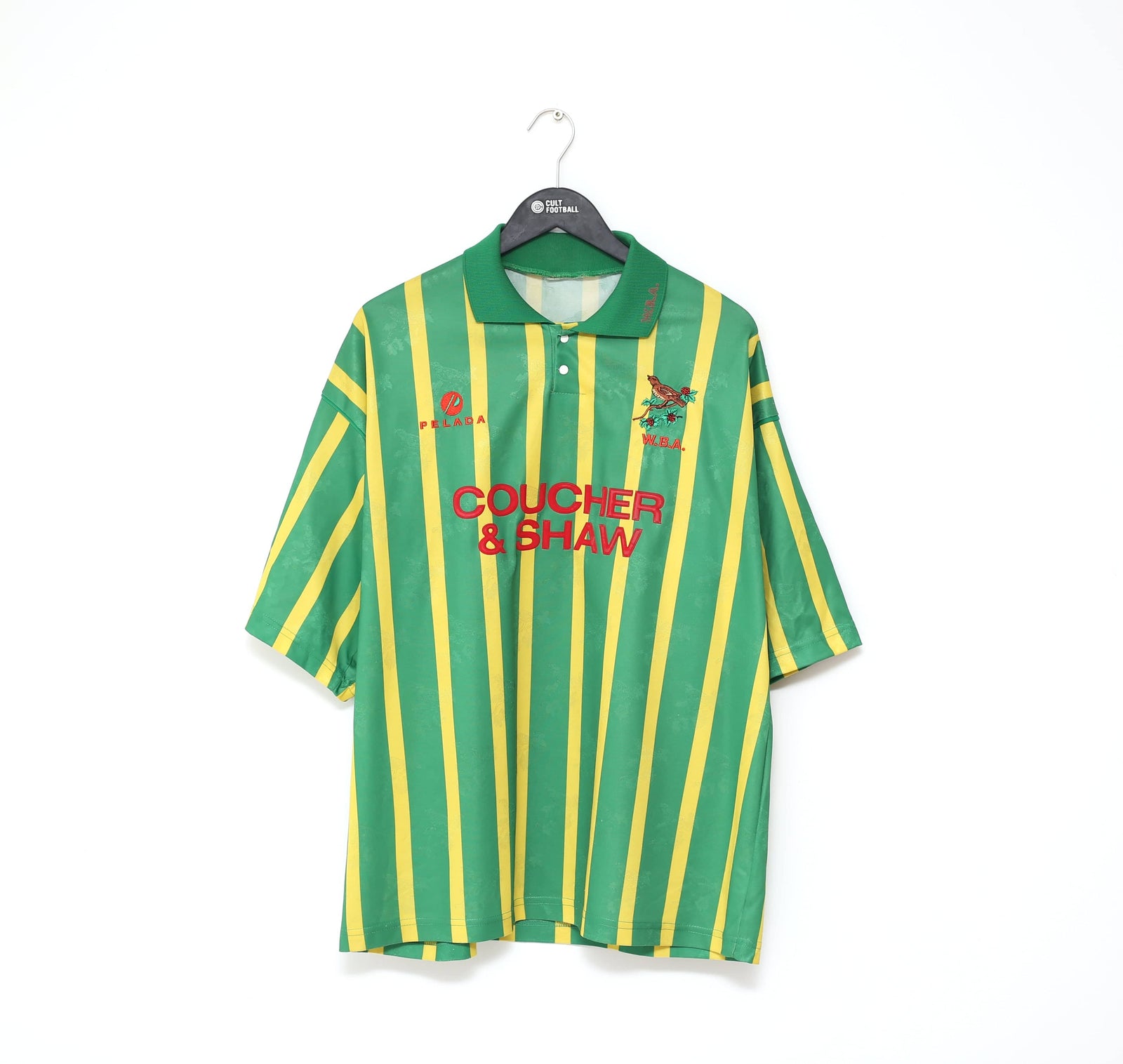 1993/94 WEST BROM Vintage Pelada Away Football Shirt Jersey (XL)