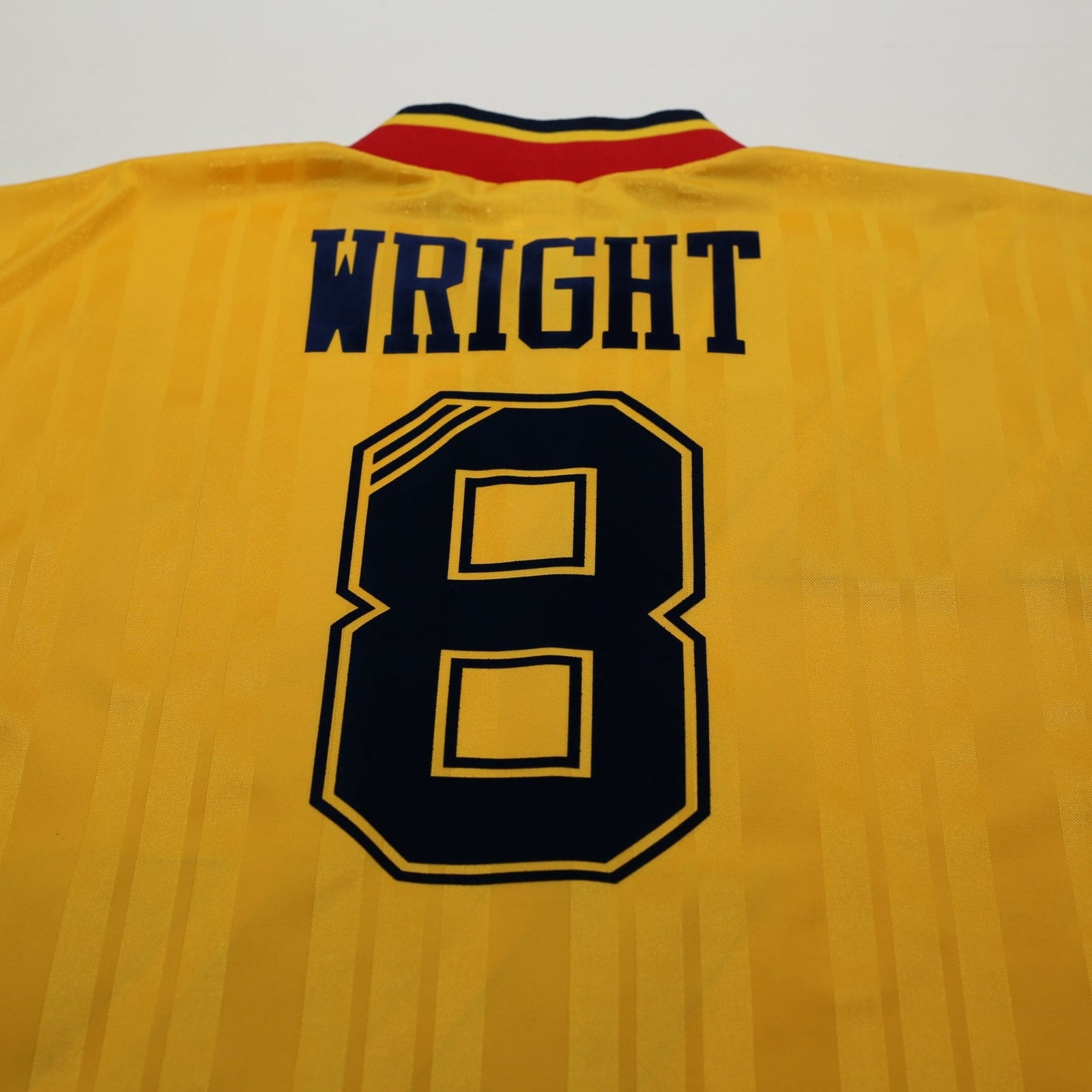 1993/94 Wright #8 Arsenal adidas Equipment Away Football Shirt (XL)