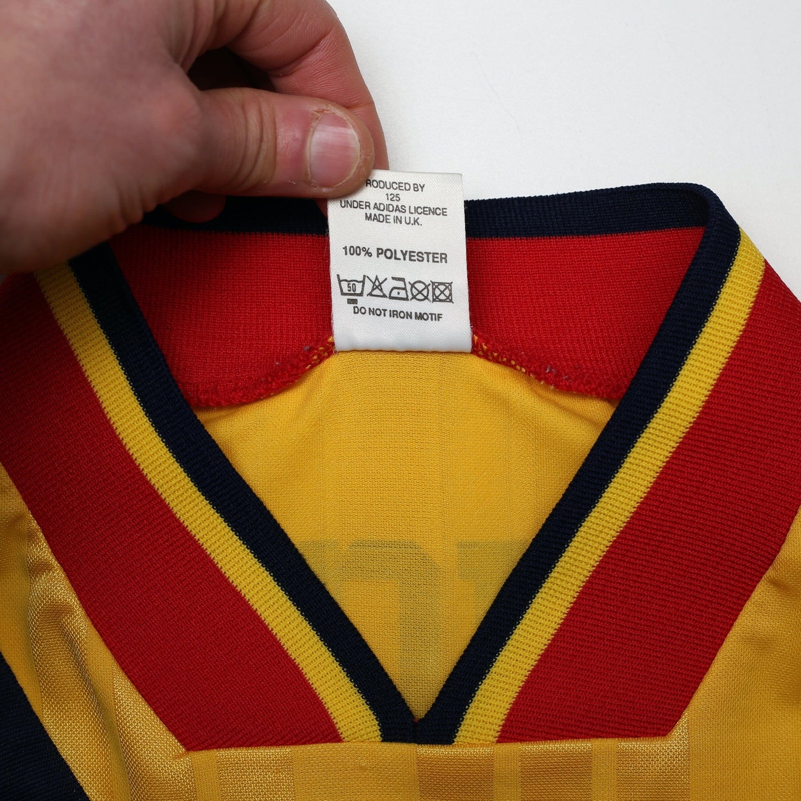 1993/94 Wright #8 Arsenal adidas Equipment Away Football Shirt (XL)