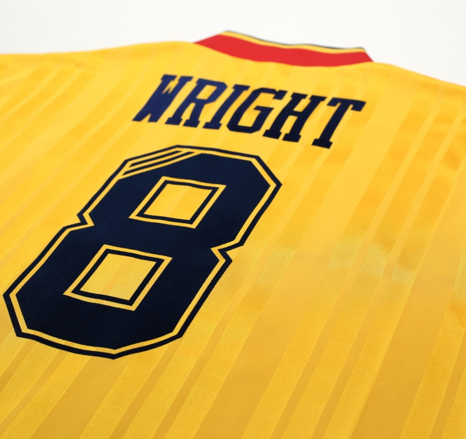 1993/94 WRIGHT #8 Arsenal Retro adidas Equipment Away Football Shirt (S/M)