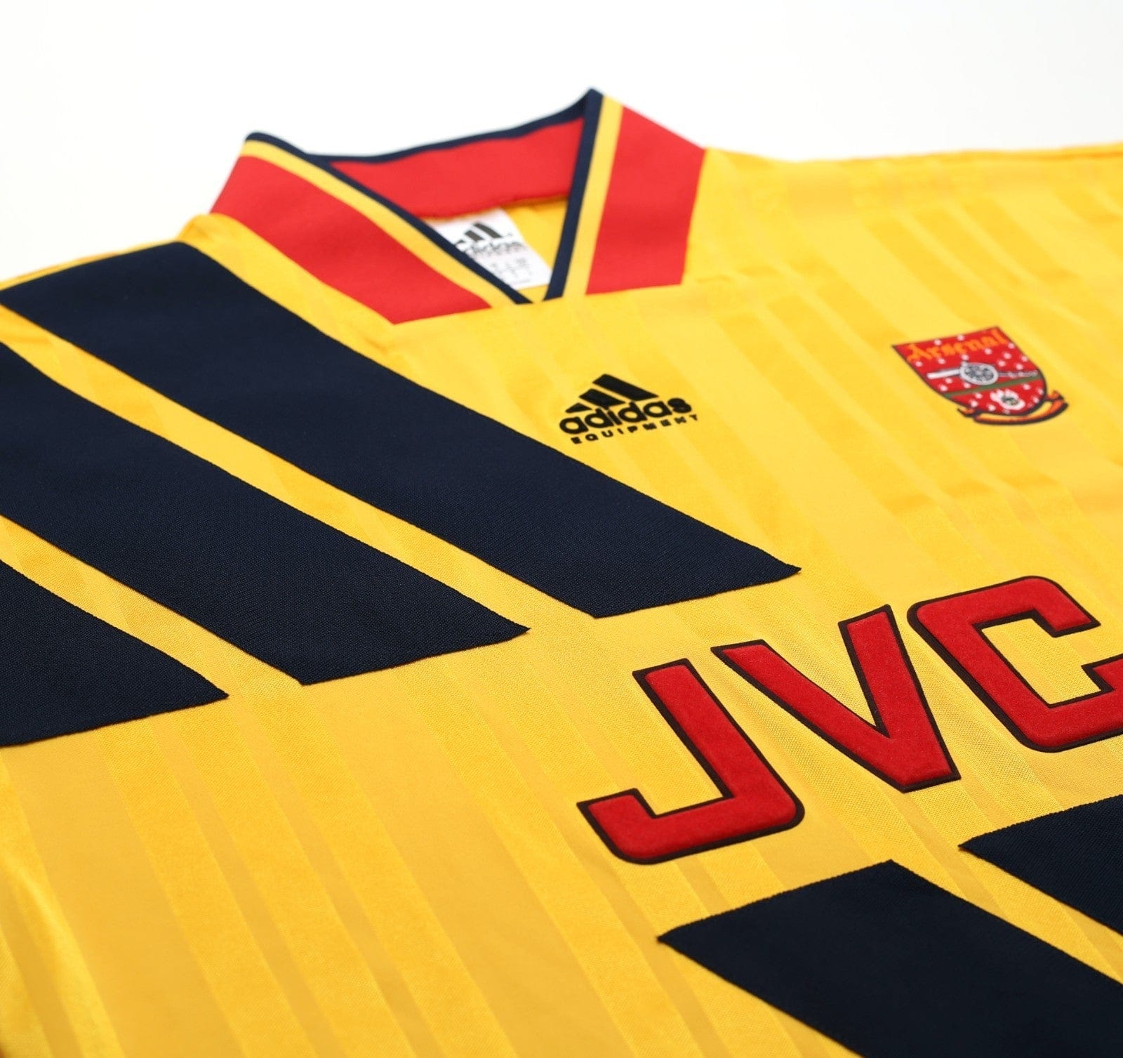 1993/94 WRIGHT #8 Arsenal Retro adidas Equipment Away Football Shirt (S/M)