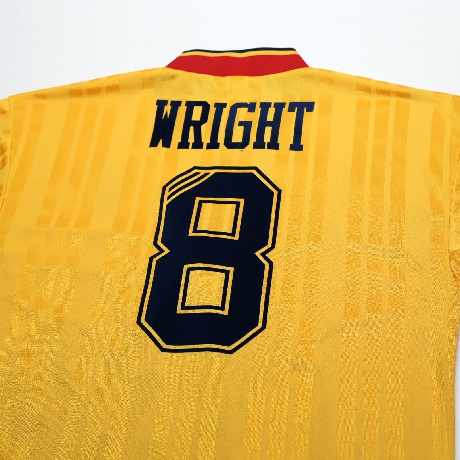 1993/94 Wright #8 Arsenal Retro adidas Equipment Away Football Shirt (S/M)