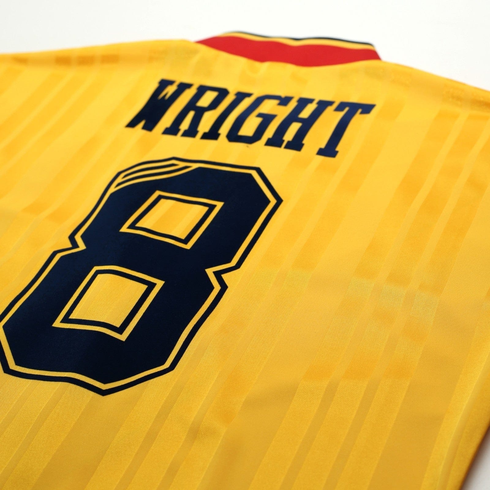 1993/94 Wright #8 Arsenal Retro adidas Equipment Away Football Shirt (S/M)