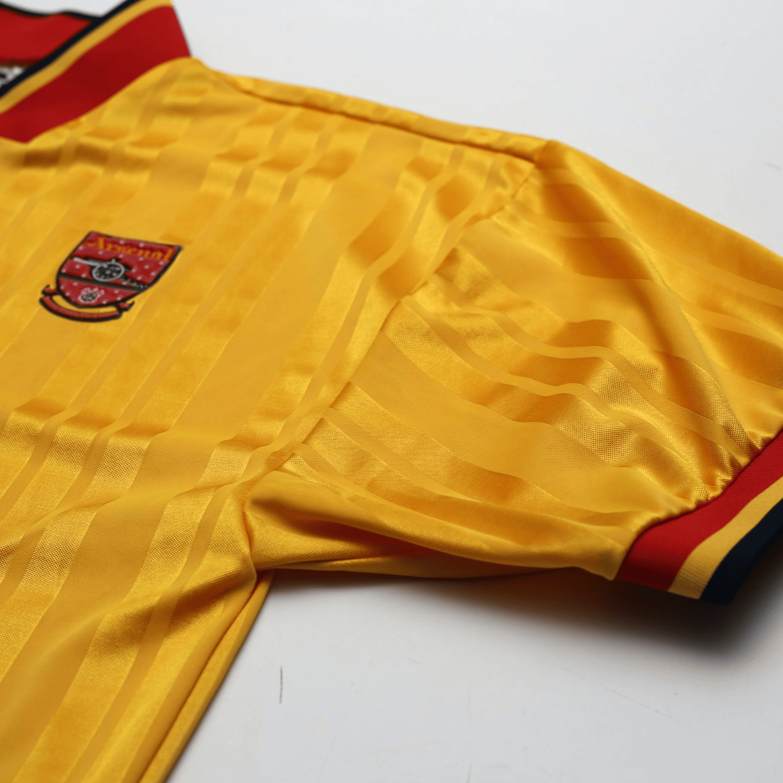 1993/94 Wright #8 Arsenal Retro adidas Equipment Away Football Shirt (S/M)