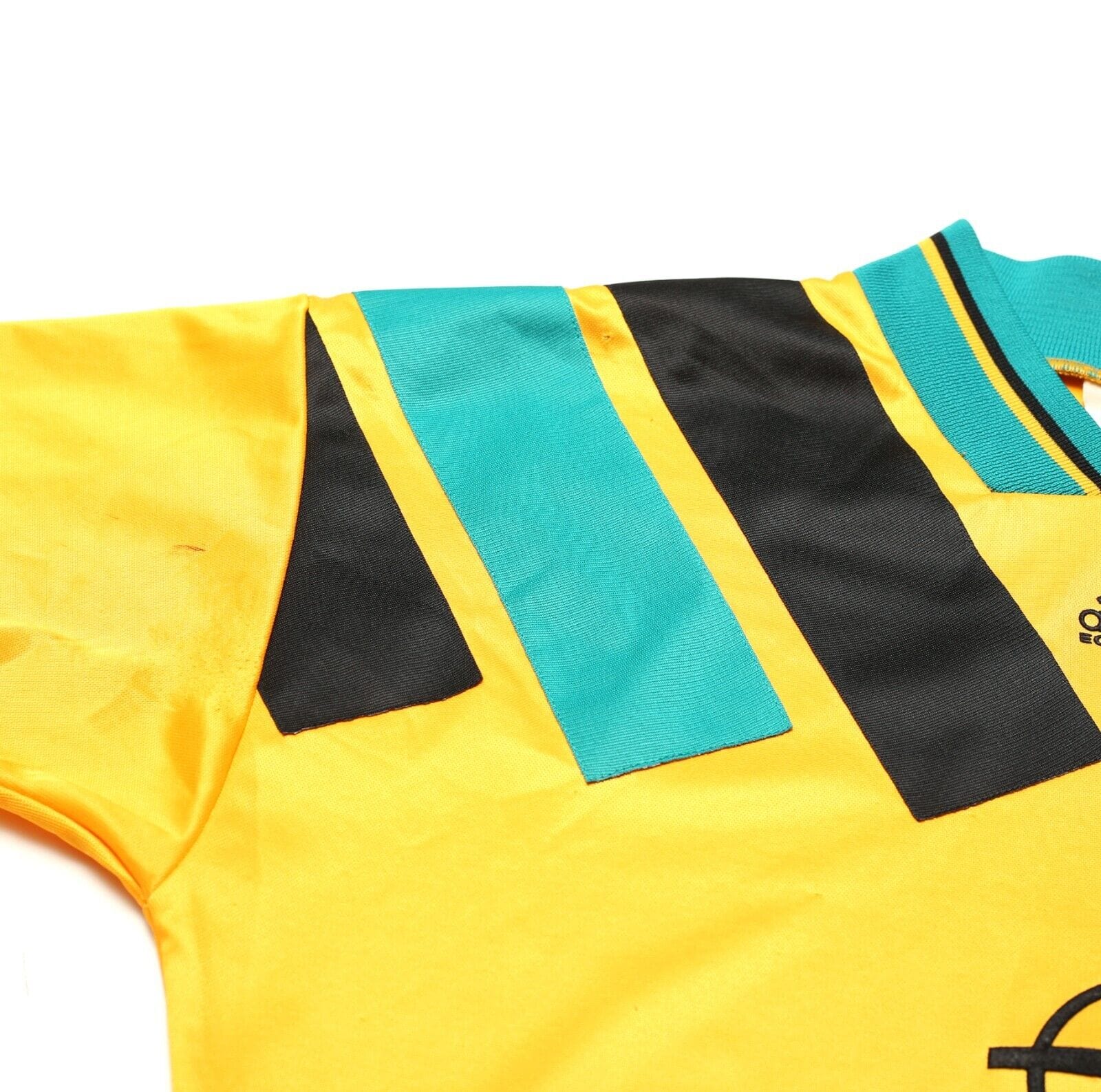 1993/95 BAYERN MUNICH Vintage adidas Equipment Away Football Shirt (M)