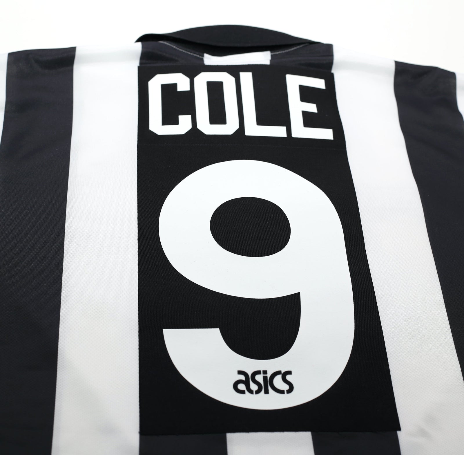 1993/95 COLE #9 Newcastle United Vintage Asics Football Shirt (L)