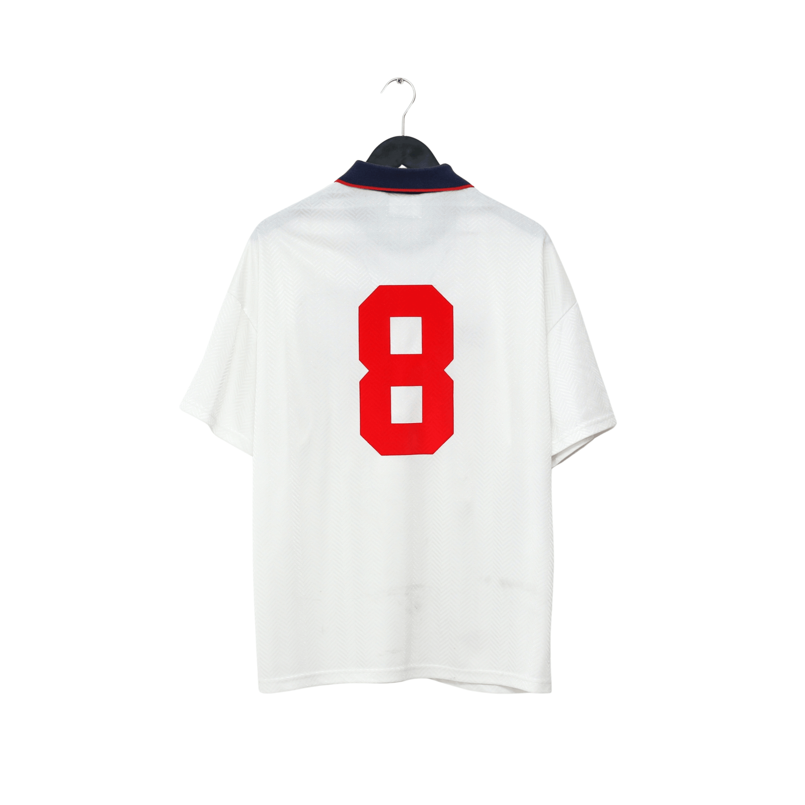 1993/95 Gascoigne #8 England Vintage Umbro Home Football Shirt (L)