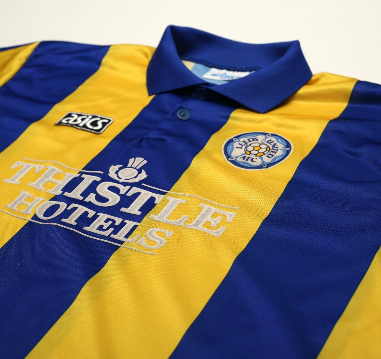 1993/95 LEEDS UNITED Vintage ASICS Away Football Shirt (XXL)