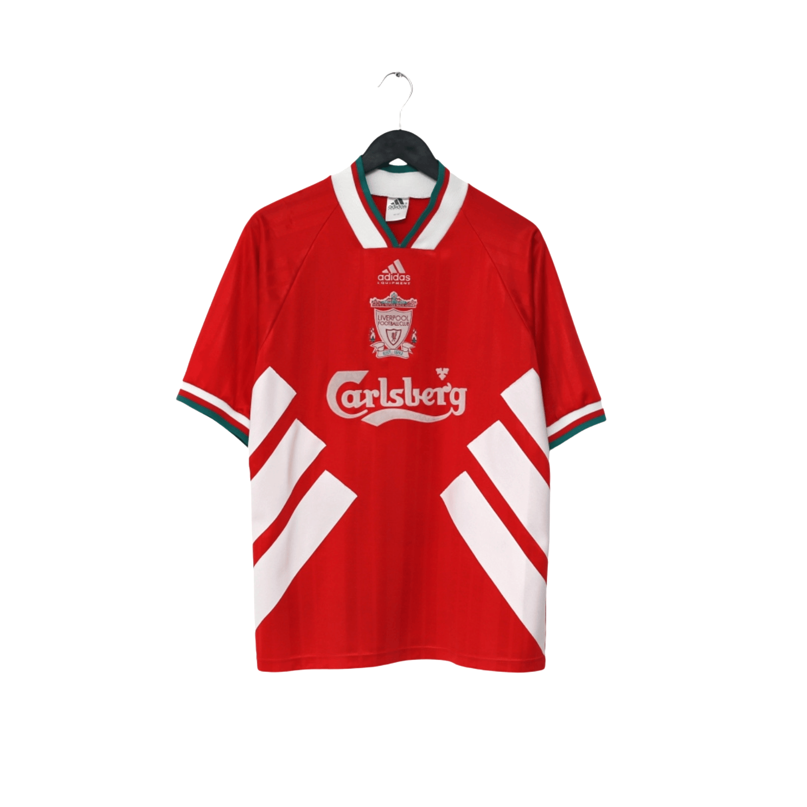 1993/95 Liverpool Vintage adidas Equipment Home Football Shirt 40/42 (L)