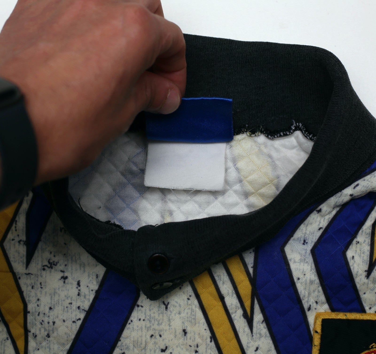 1993/95 MANCHESTER UNITED Vintage Umbro Away GK Football Shirt (S)