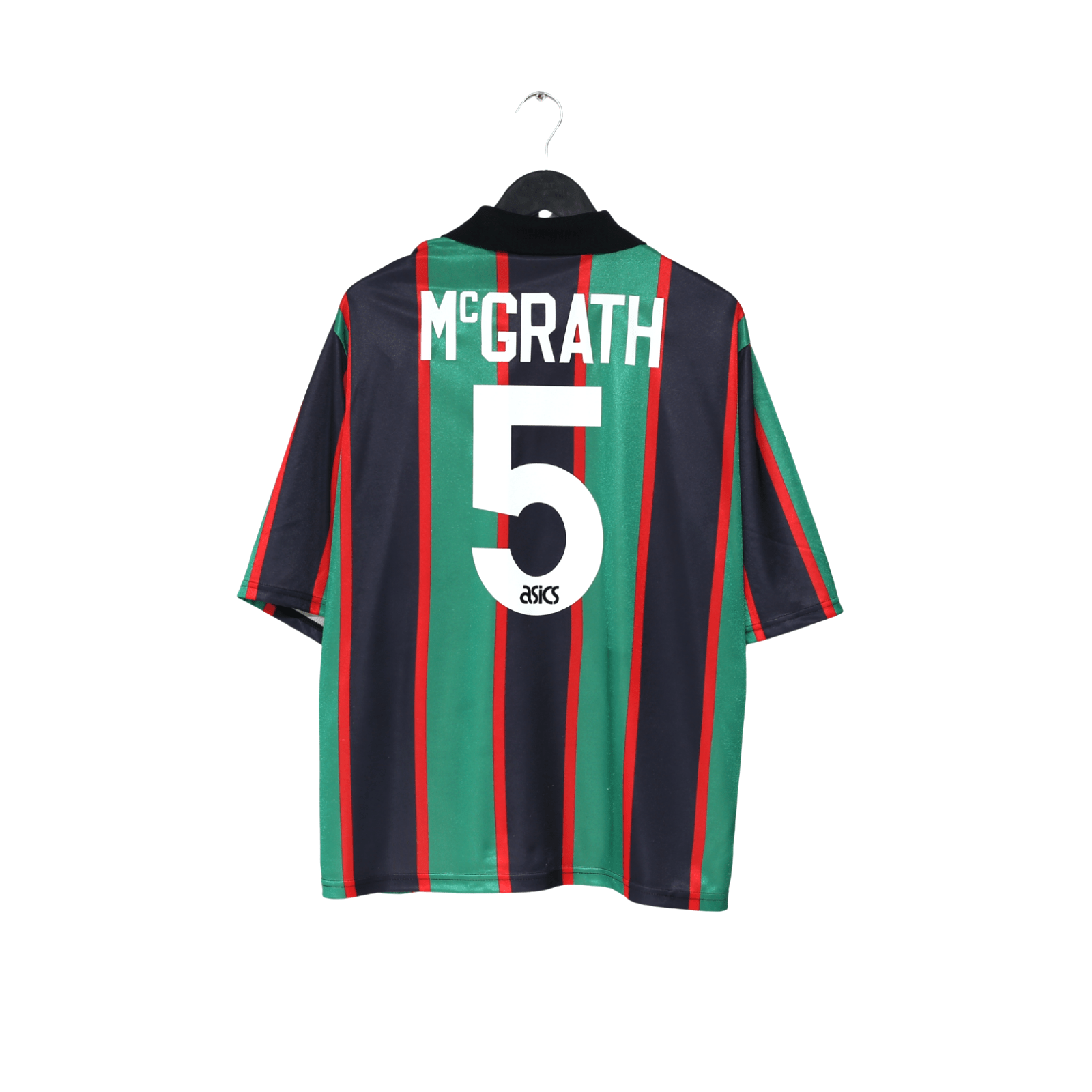 1993/95 McGRATH #5 Aston Villa Vintage Asics Away Football Shirt (XL)