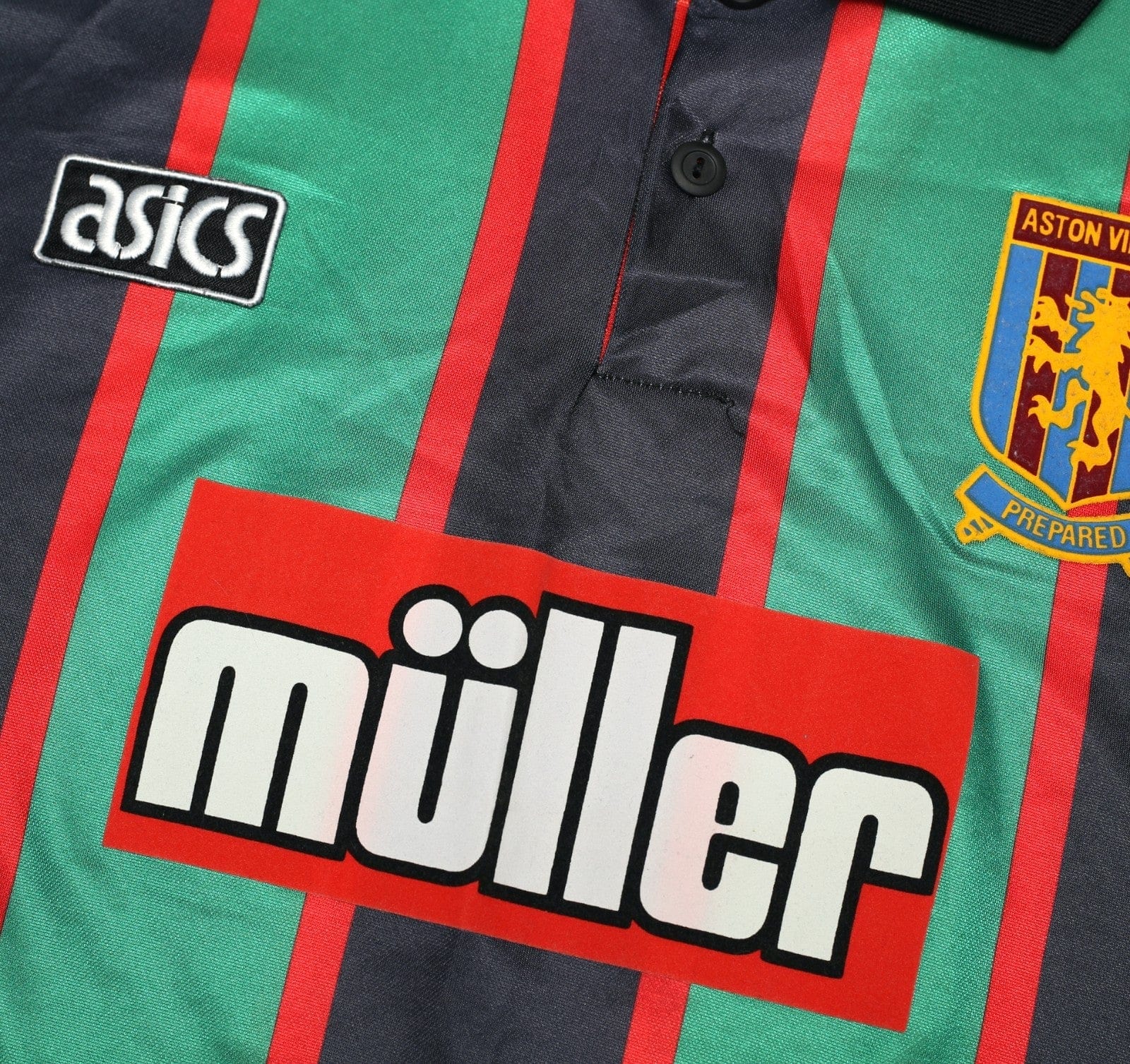 1993/95 McGRATH #5 Aston Villa Vintage Asics Away Football Shirt (XL)