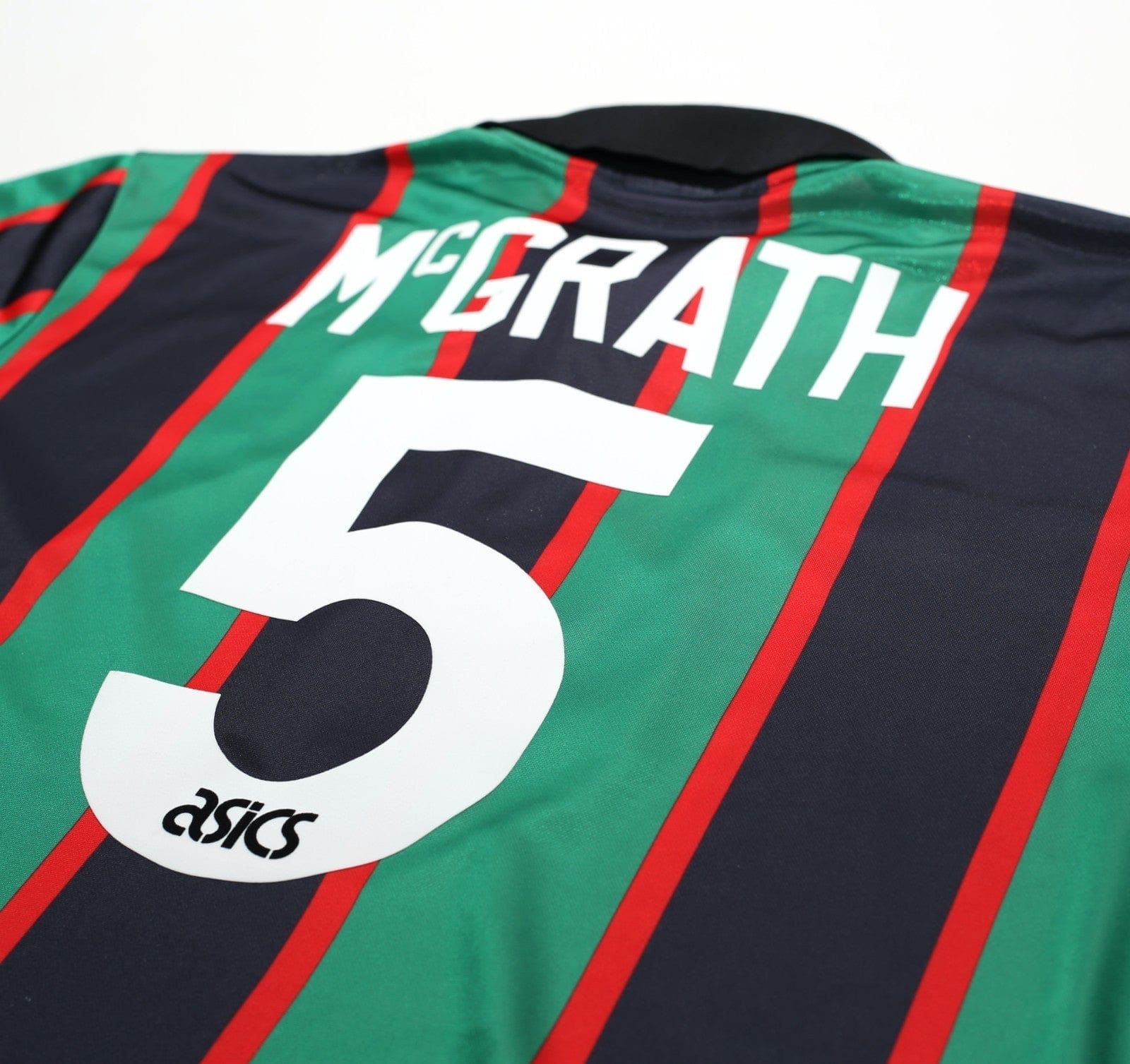1993/95 McGRATH #5 Aston Villa Vintage Asics Away Football Shirt (XL)