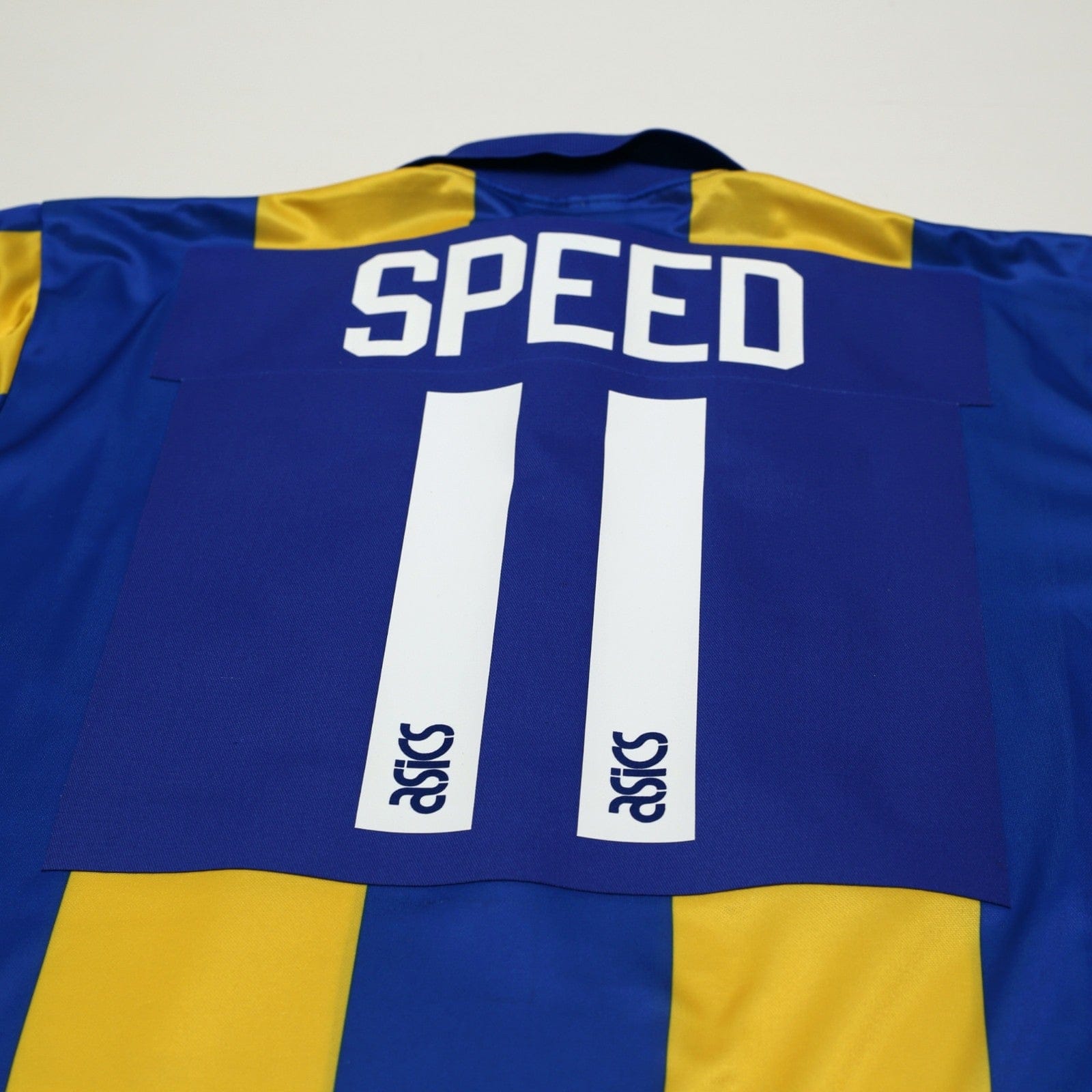 1993/95 Speed #11 Leeds United Vintage ASICS Away Football Shirt (XXL)