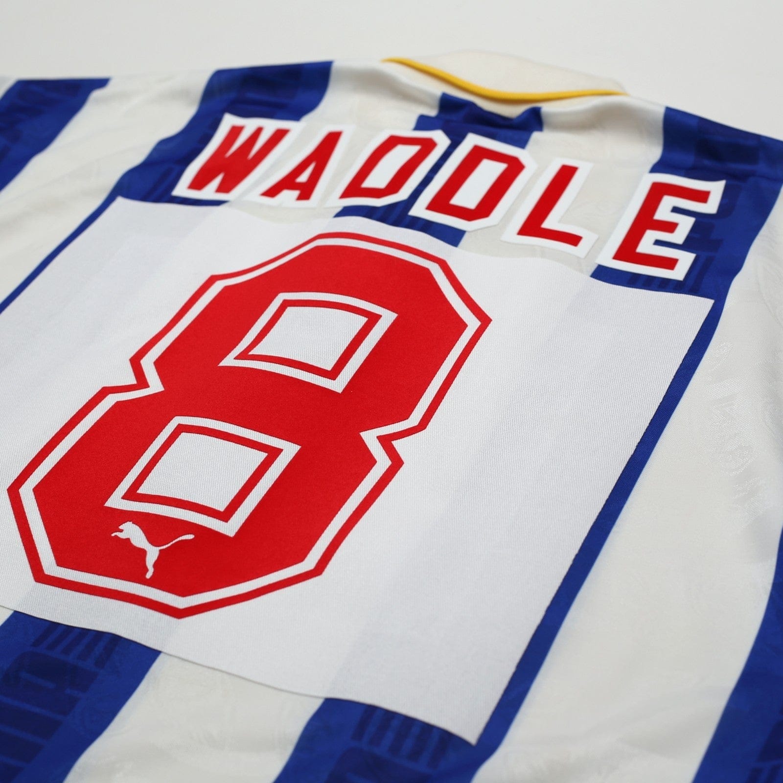 1993/95 Waddle #8 Sheffield Wednesday Vintage Puma Home Football Shirt (M/L)