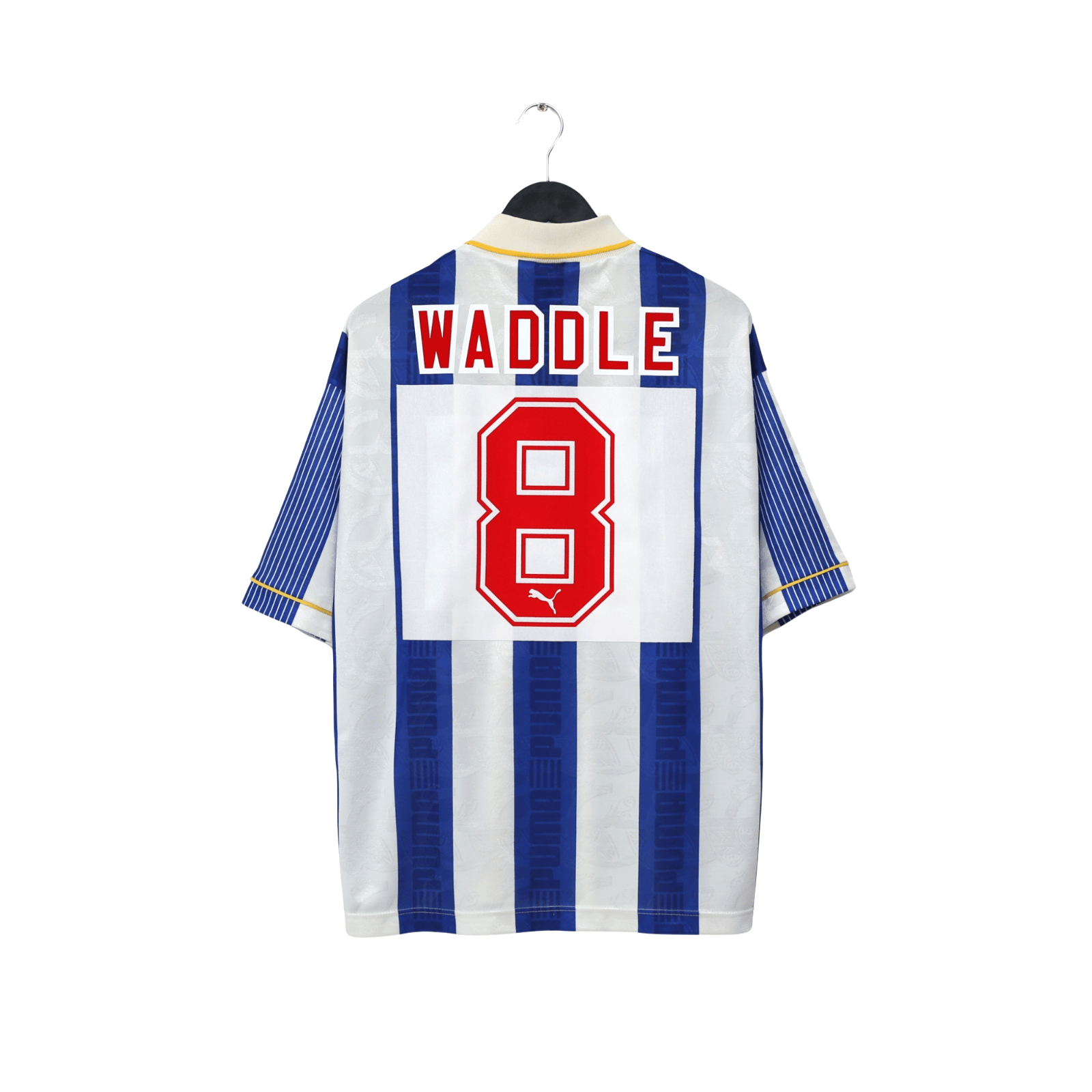 1993/95 Waddle #8 Sheffield Wednesday Vintage Puma Home Football Shirt (M/L)