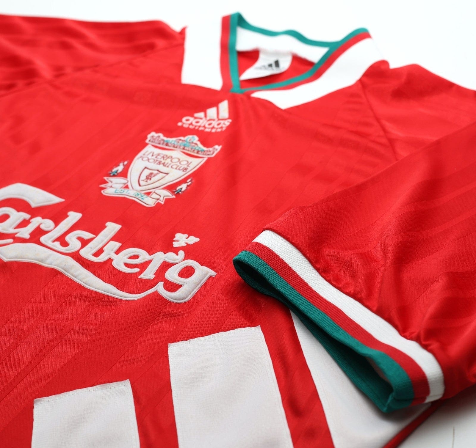 1993/952 LIVERPOOL Vintage adidas Equipment Home Football Shirt 44/46 (XL)