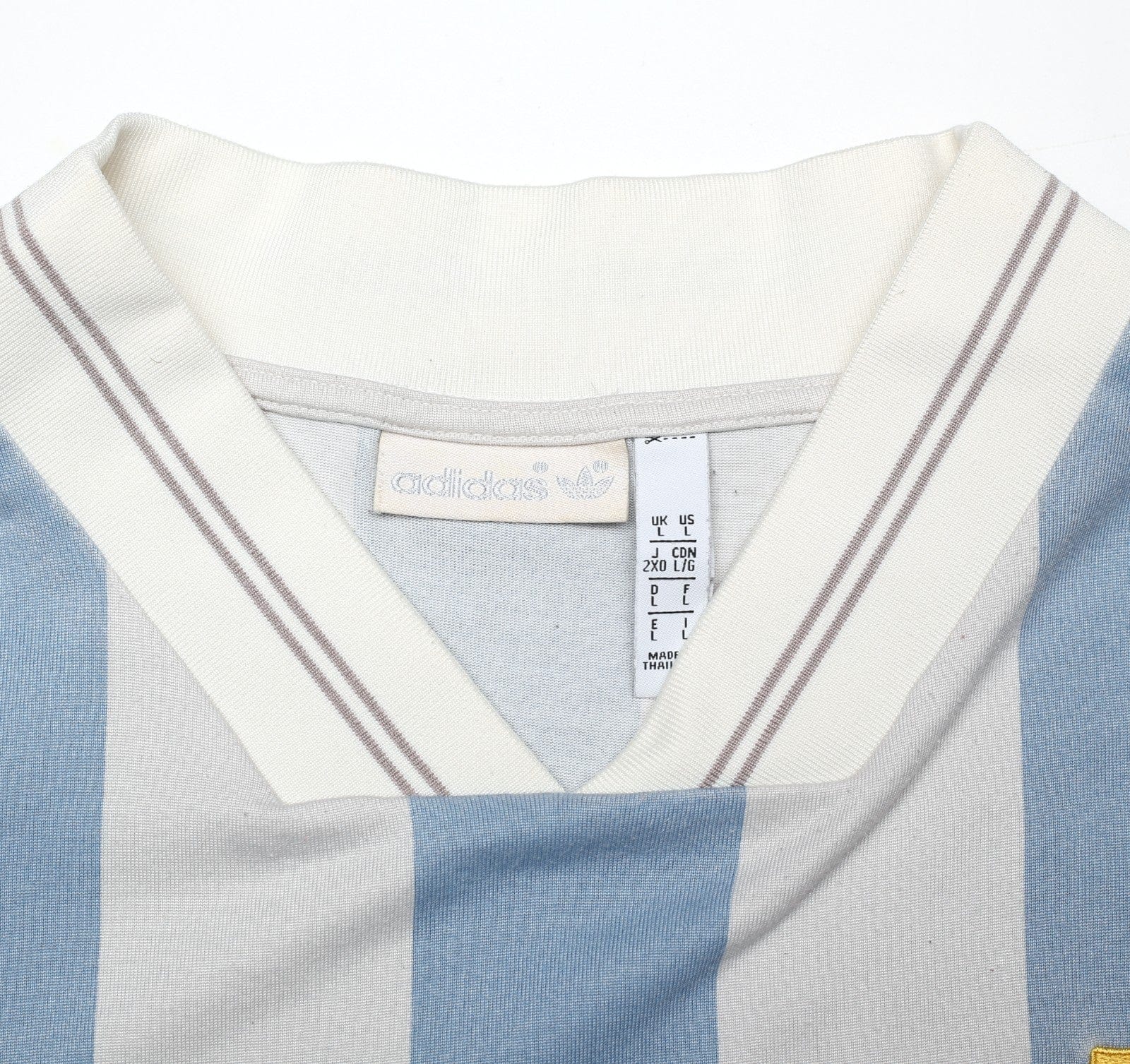 1993 MARADONA #10 Argentina adidas Originals LS Home Football Shirt (L)