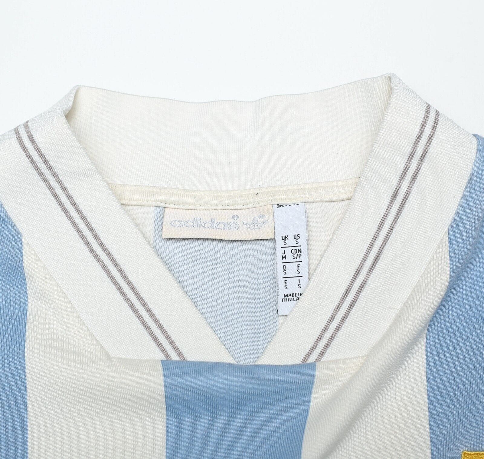 1993 MARADONA #10 Argentina Retro adidas Originals LS Home Football Shirt (S)