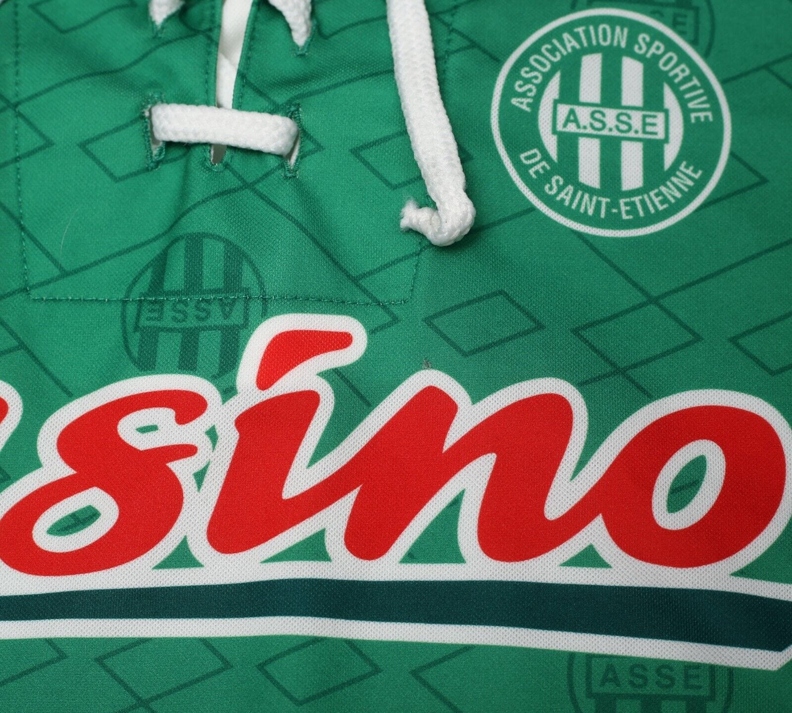 1994/95 AS SAINT-ETIENNE Vintage Lotto Long Sleeve Football Shirt Jersey (L)