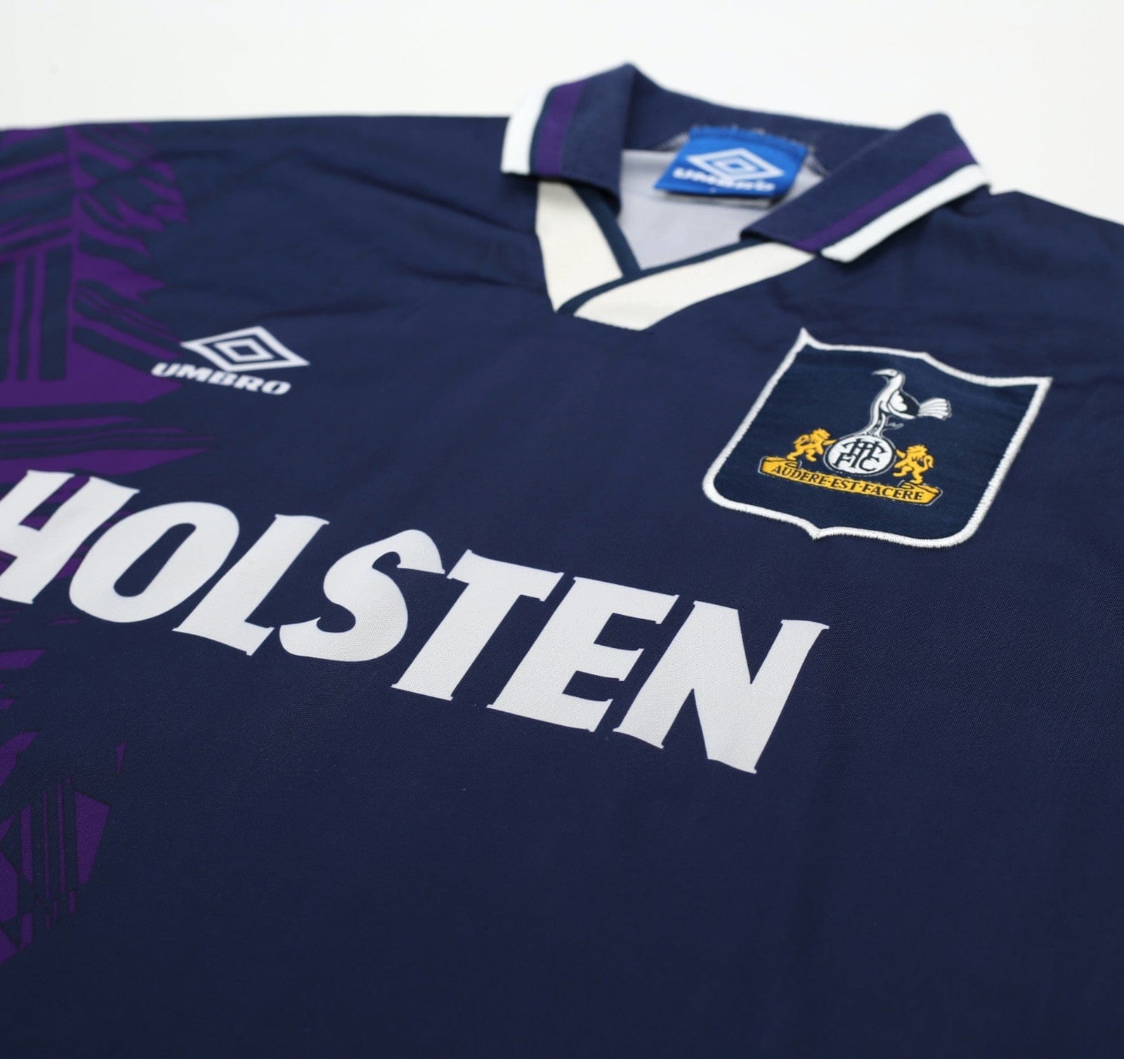1994/95 KLINSMANN #18 Tottenham Hotspur Vintage Umbro Away Football Shirt (L)