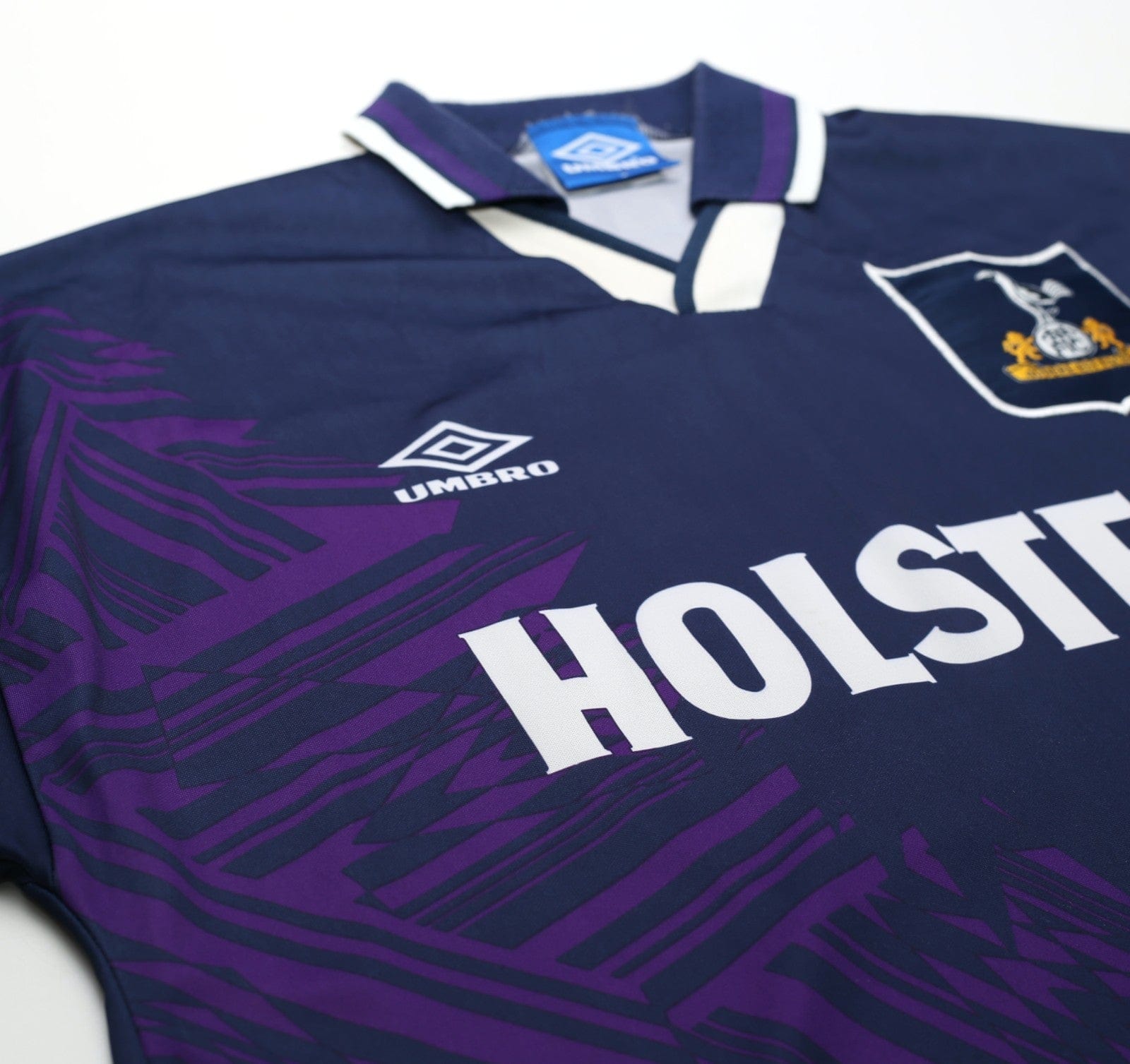 1994/95 KLINSMANN #18 Tottenham Hotspur Vintage Umbro Away Football Shirt (L)