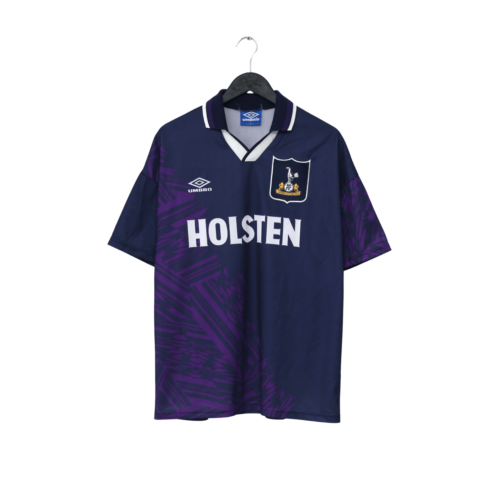 1994/95 Klinsmann #18 Tottenham Hotspur Vintage Umbro Away Football Shirt (L)