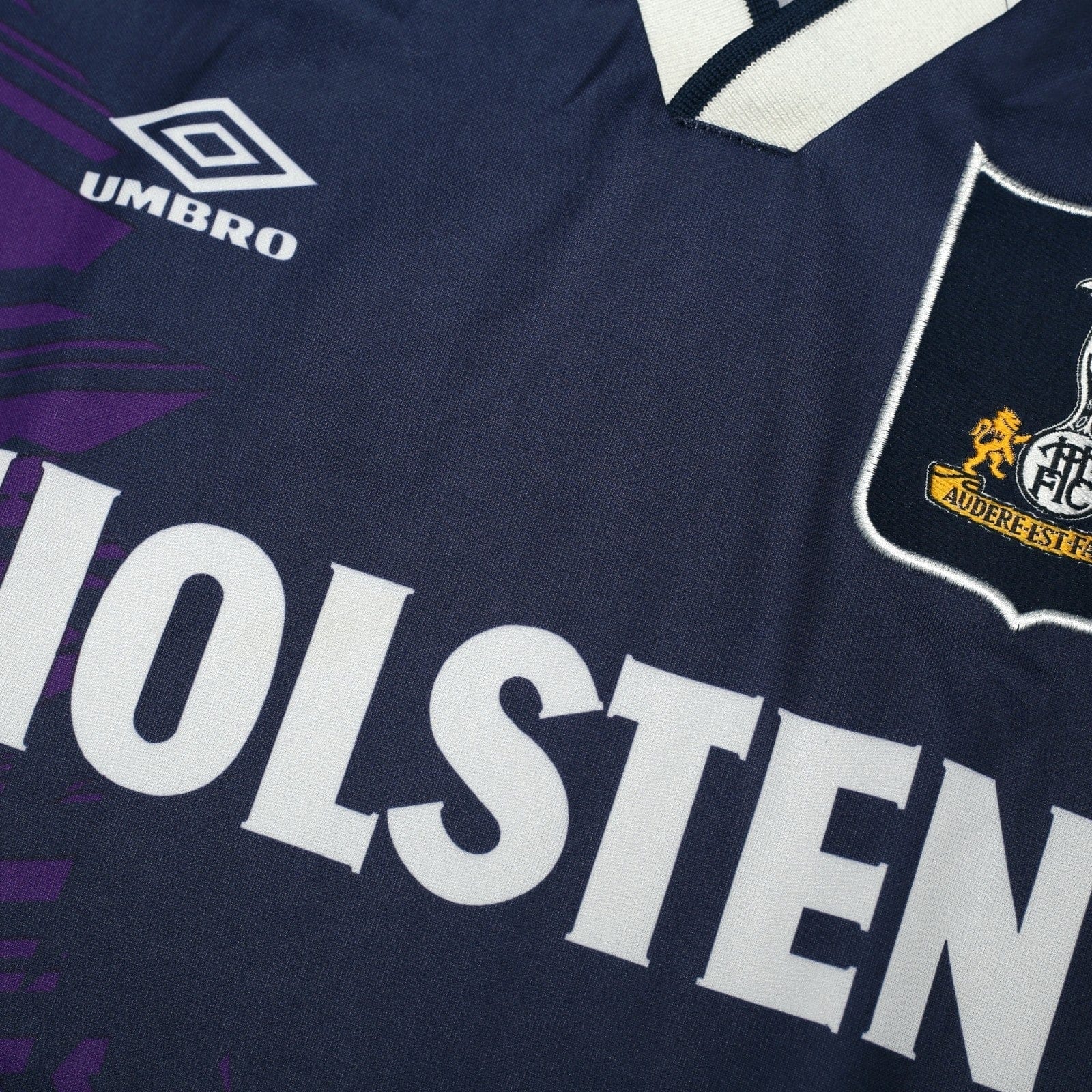 1994/95 Klinsmann #18 Tottenham Hotspur Vintage Umbro Away Football Shirt (L)